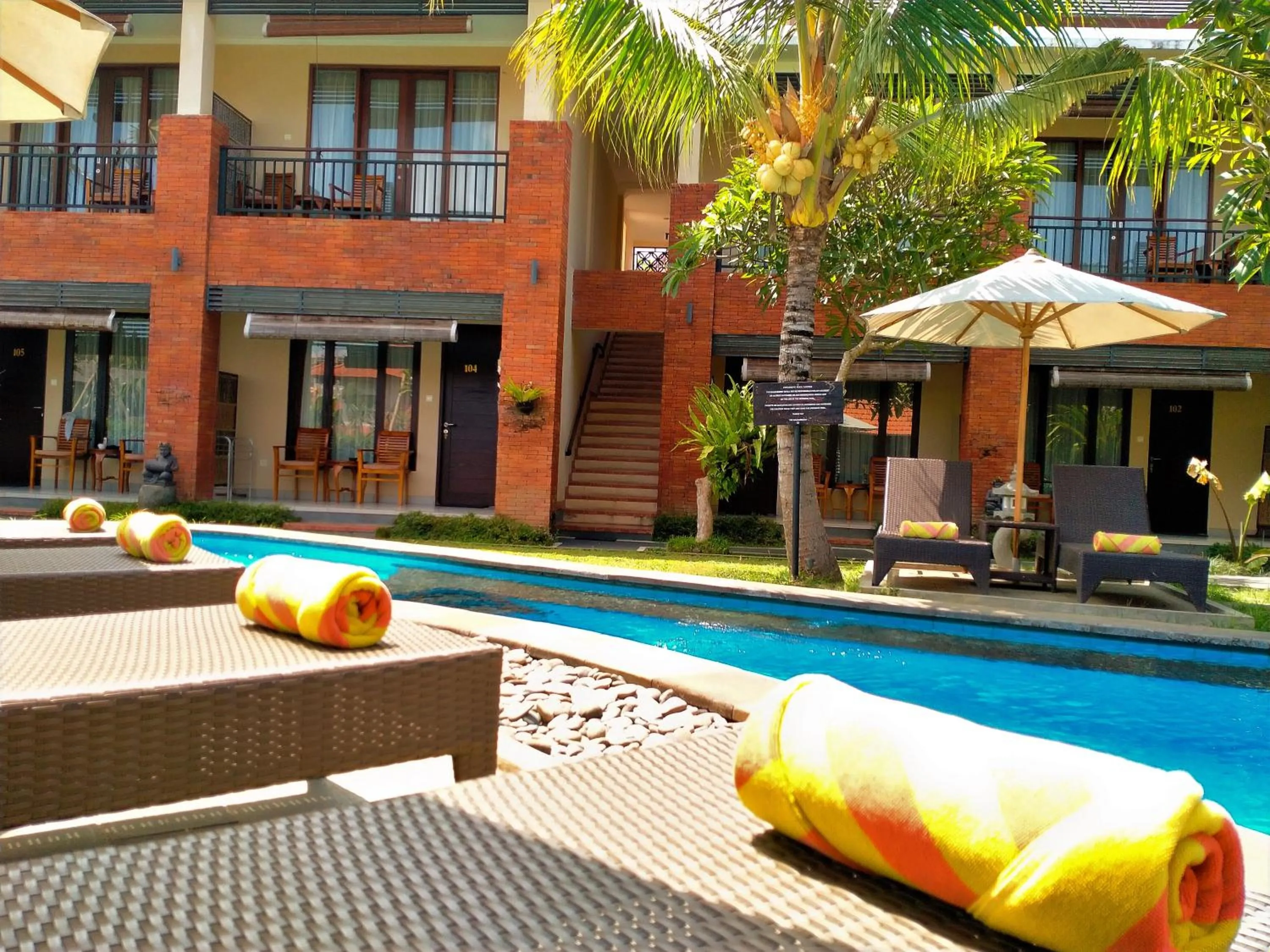Pool view in Pondok Massas Ubud