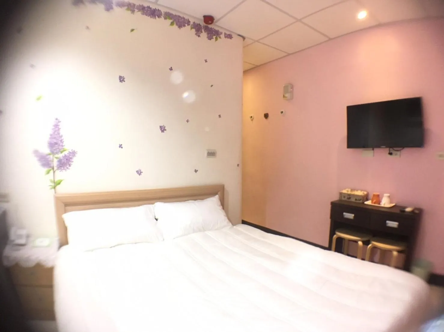 TV and multimedia, Bed in HFun Hotel