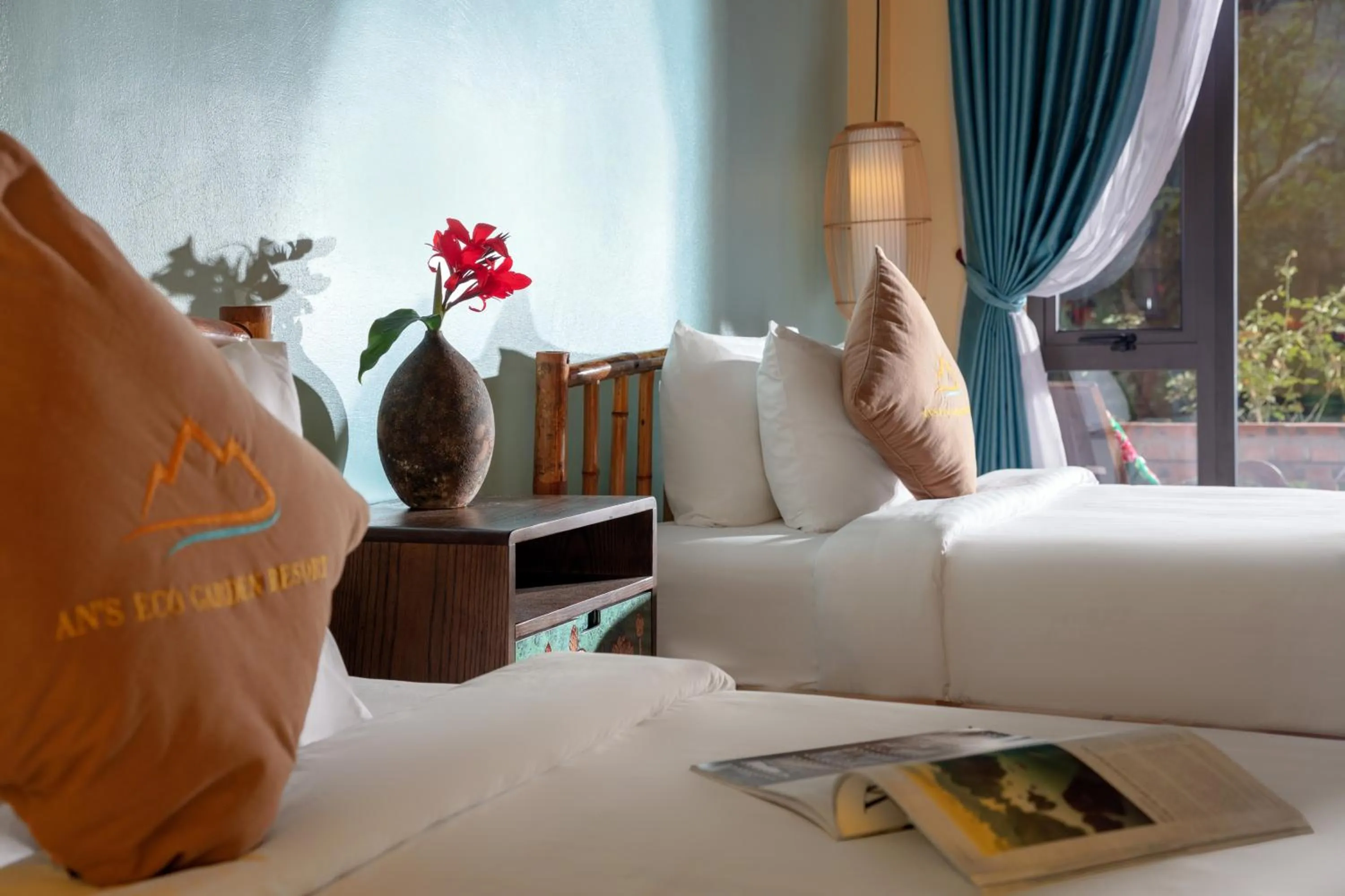 Bedroom, Bed in An's Eco Garden Resort