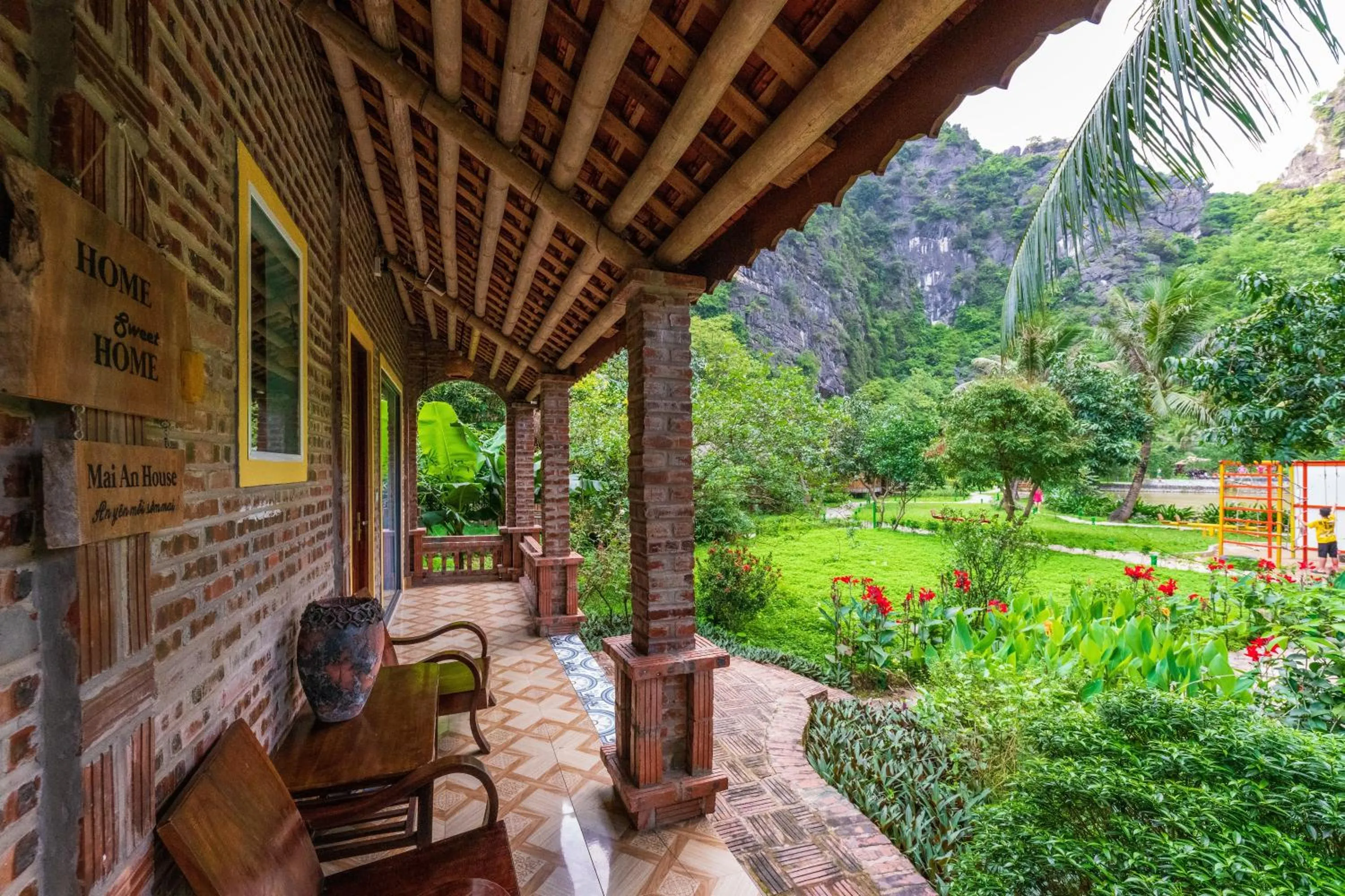 Garden view in An's Eco Garden Resort