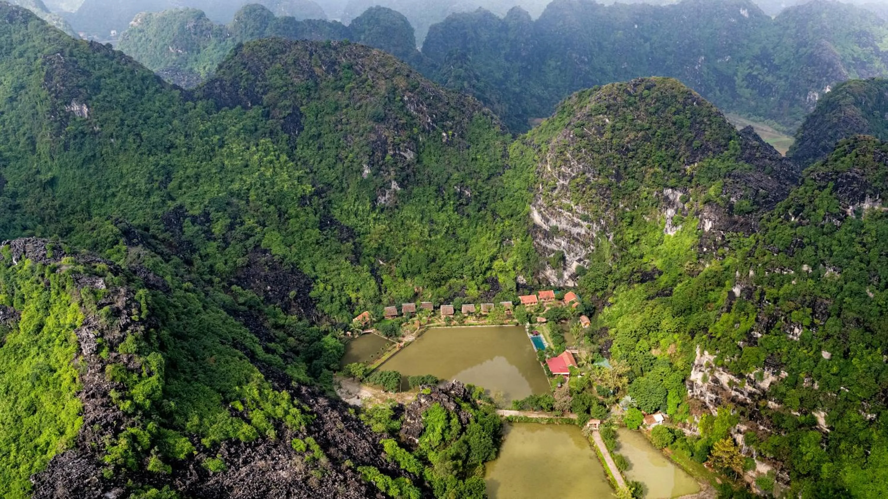 Bird's eye view in An's Eco Garden Resort