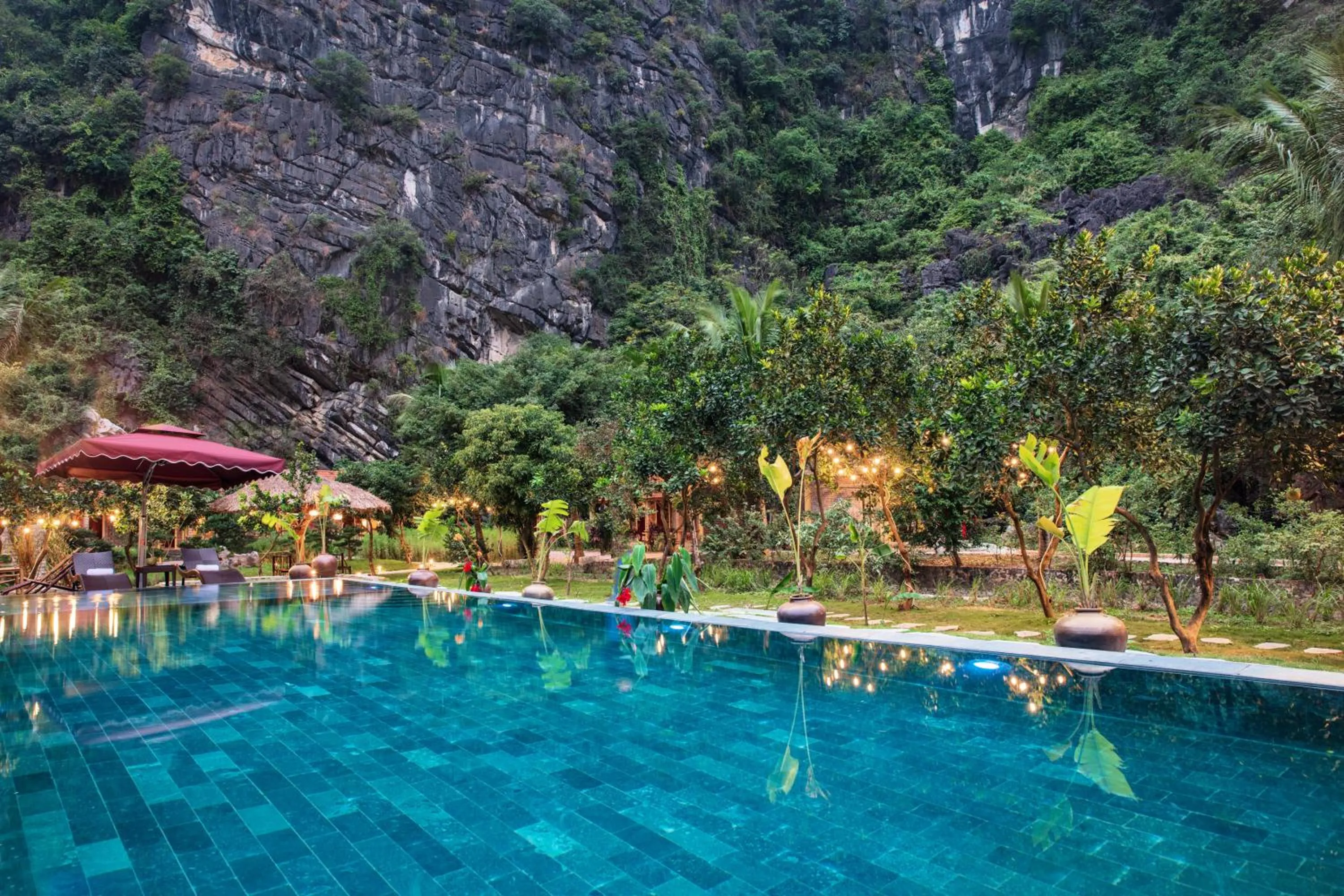 Swimming pool in An's Eco Garden Resort