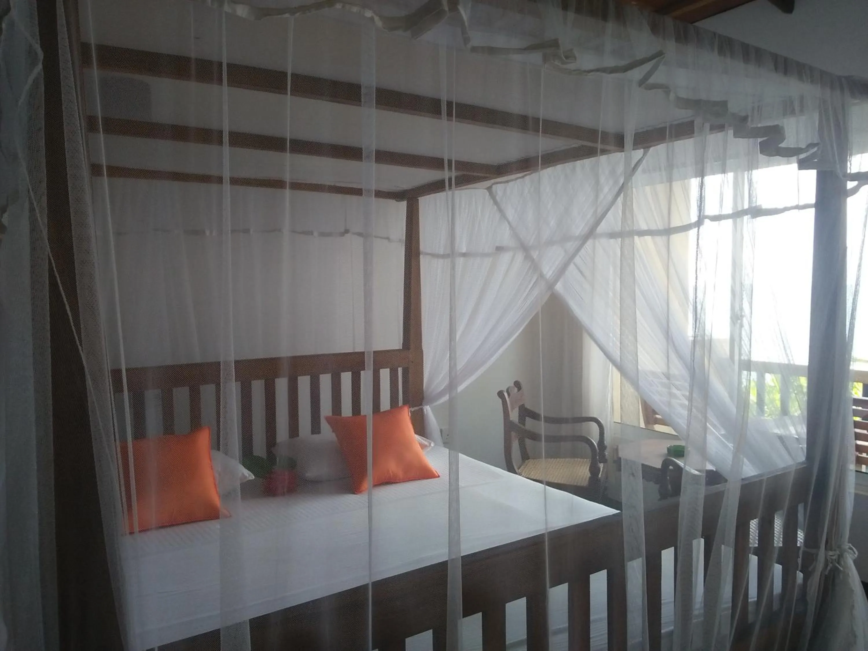 Bed in Asiri Yoga Retreat