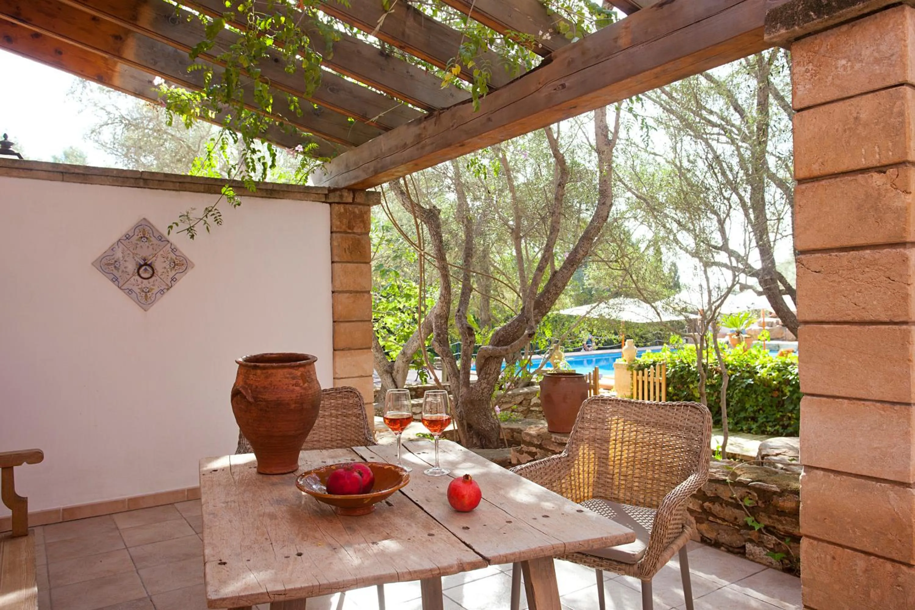 Balcony/Terrace in Agroturisme Ca'n Gaia