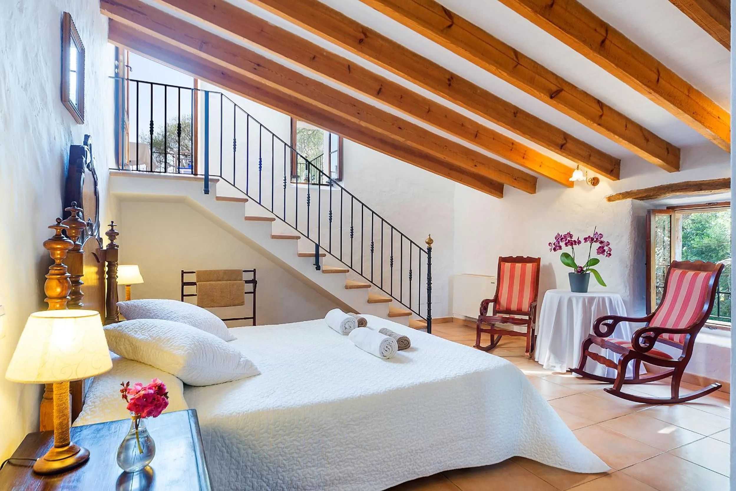 Bedroom, Bed in Agroturisme Ca'n Gaia