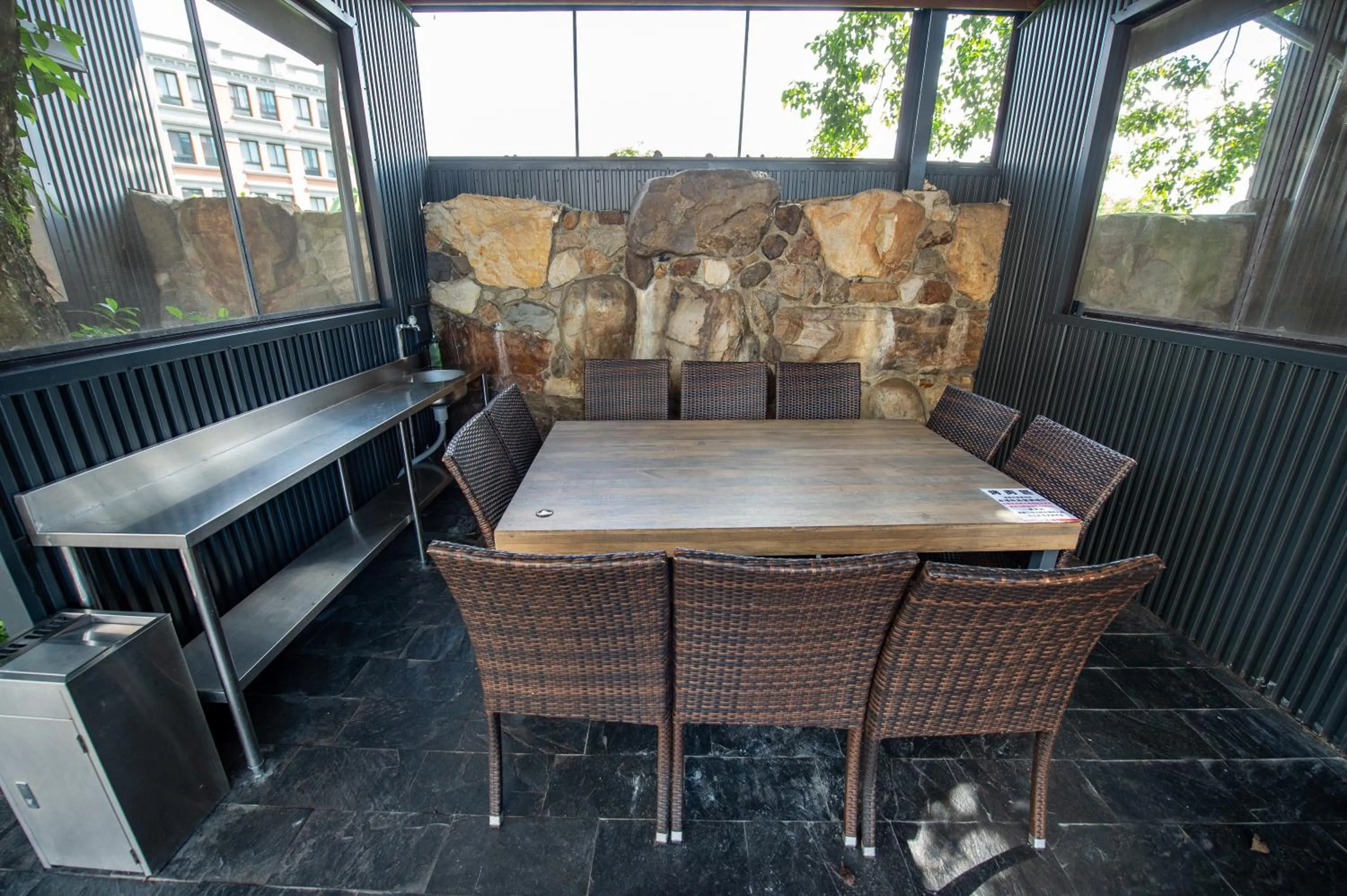 BBQ facilities in Fantasy Palace