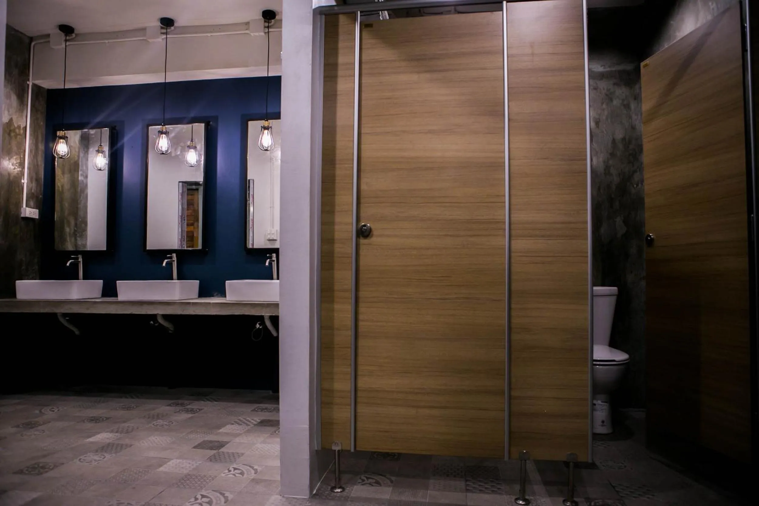 Shower in Silom Space Hostel