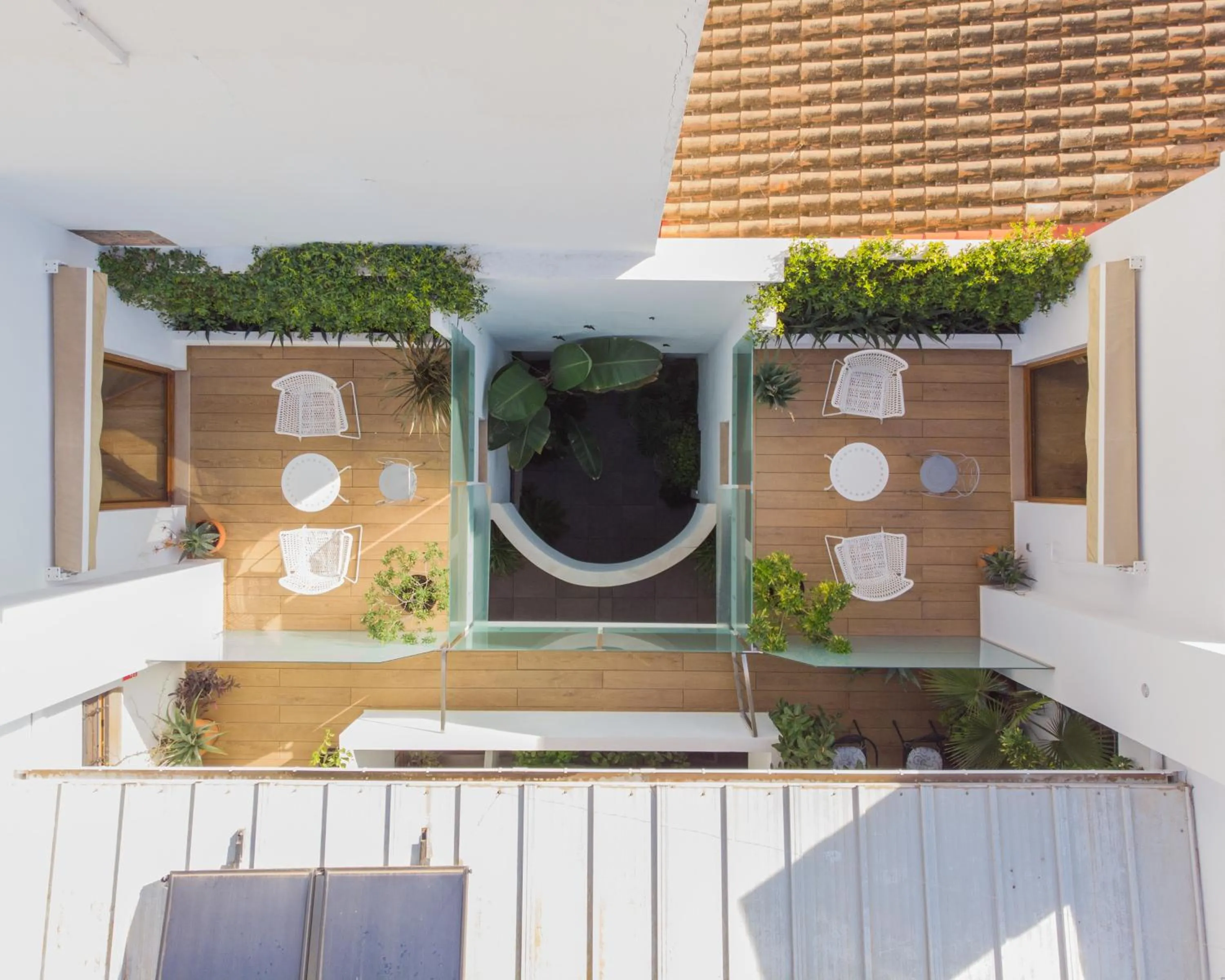 Bird's eye view in Barracart Apartments