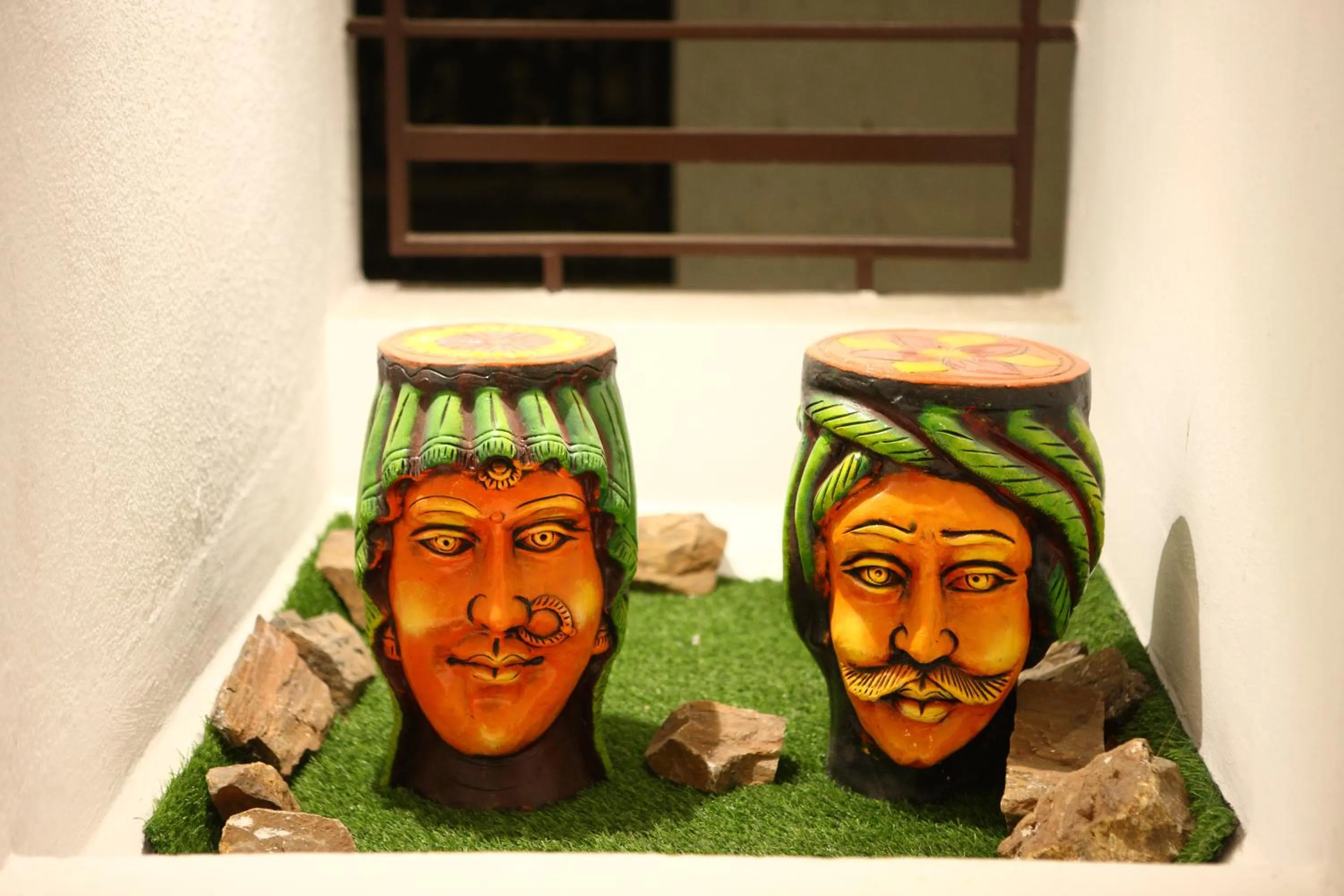 Decorative detail in Sreedevi Residency