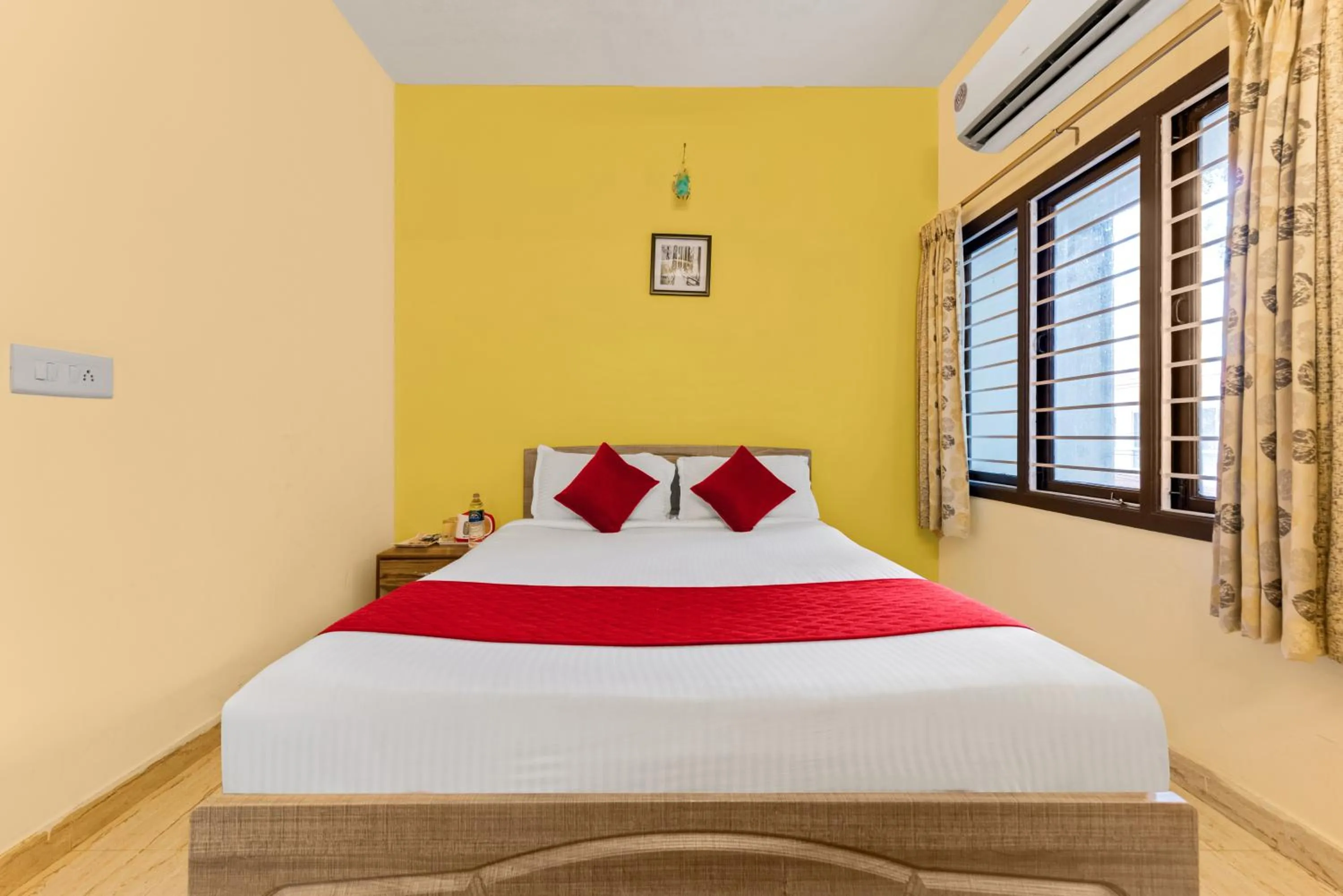 Photo of the whole room, Bed in Sreedevi Residency