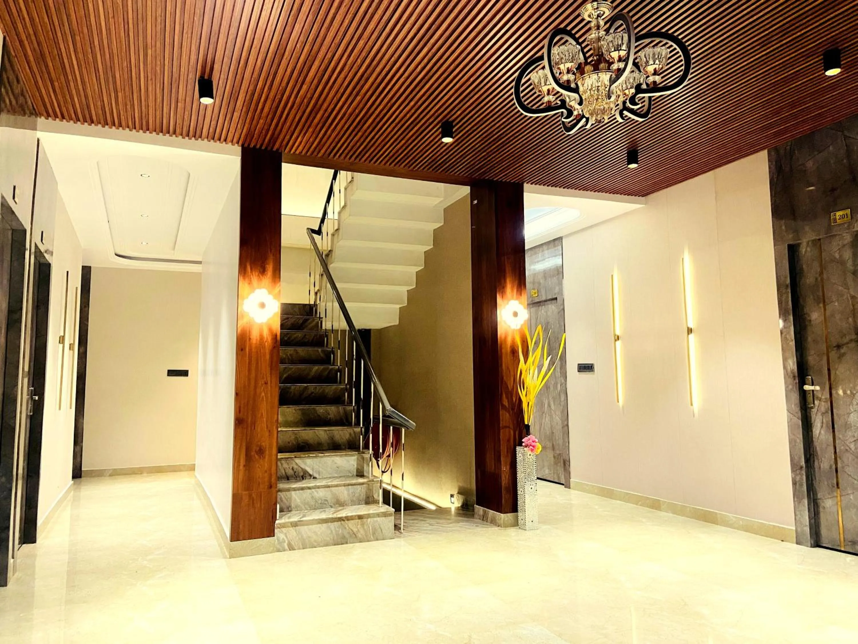 Seating area in Krishna Residency - A Boutique Hotel