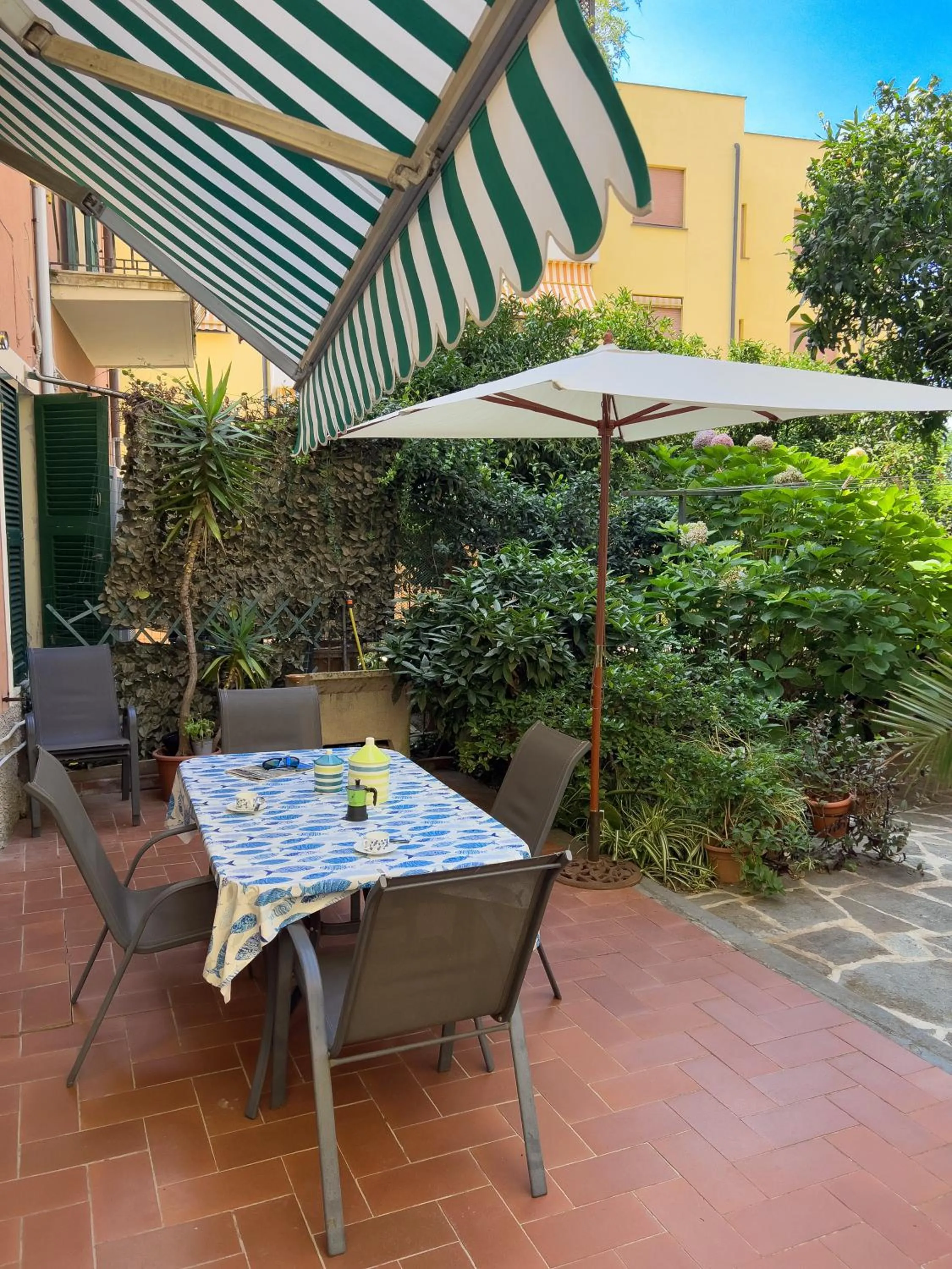 Patio in Casa Mary Levanto