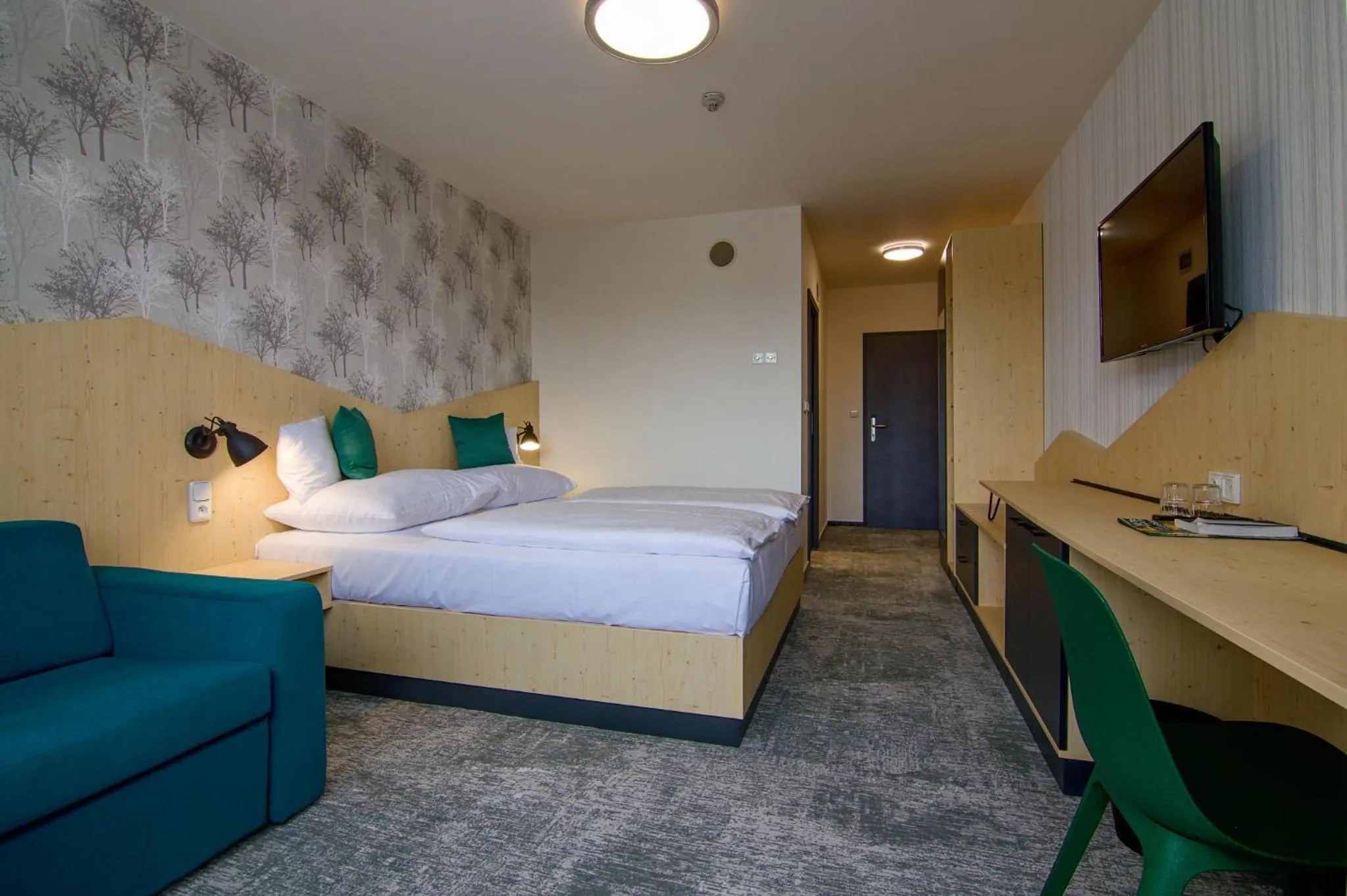 Bed in Hotel Srní a Depandance