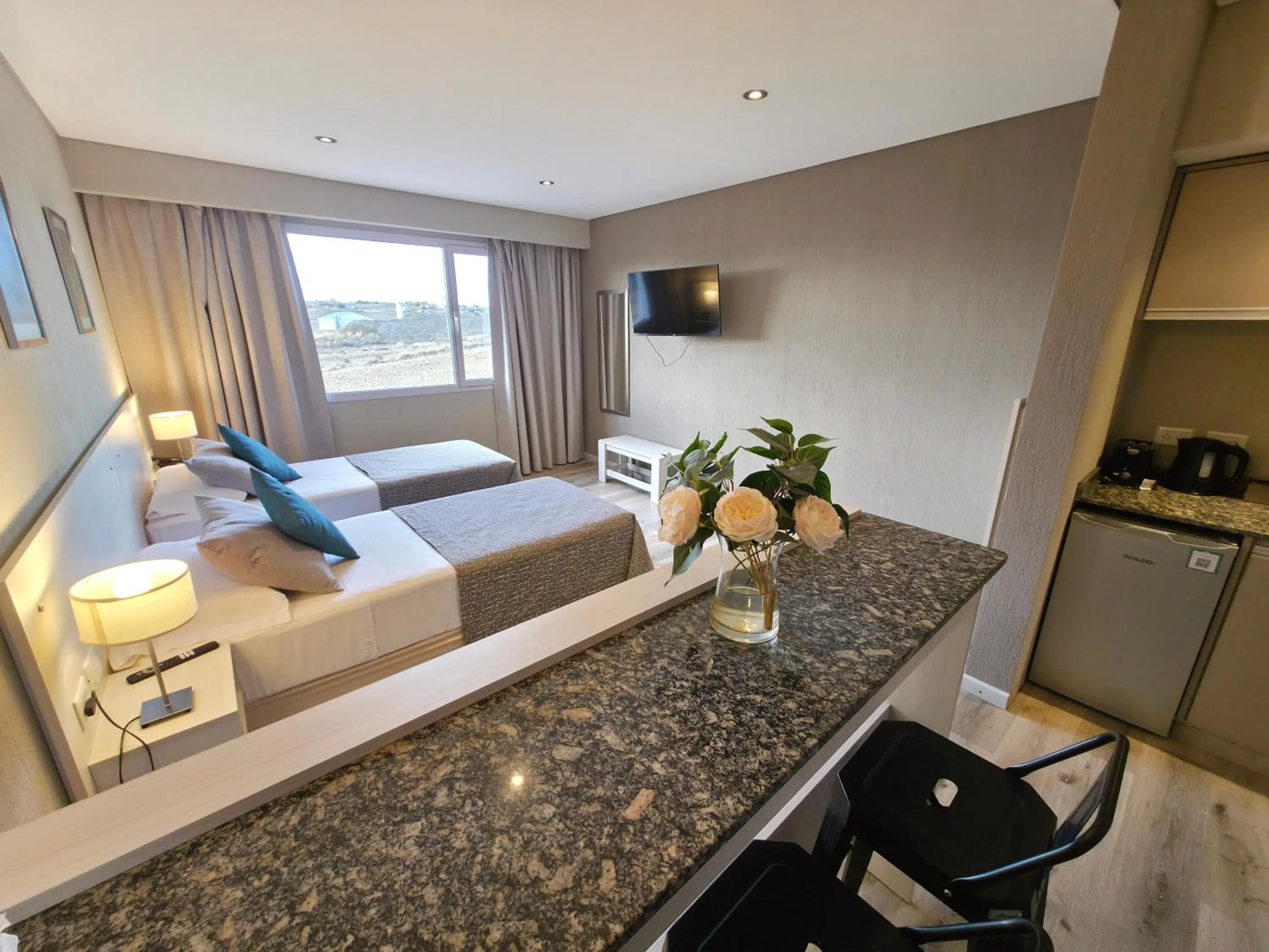 Bed in Tierra Tehuelche Hostería y Aparts