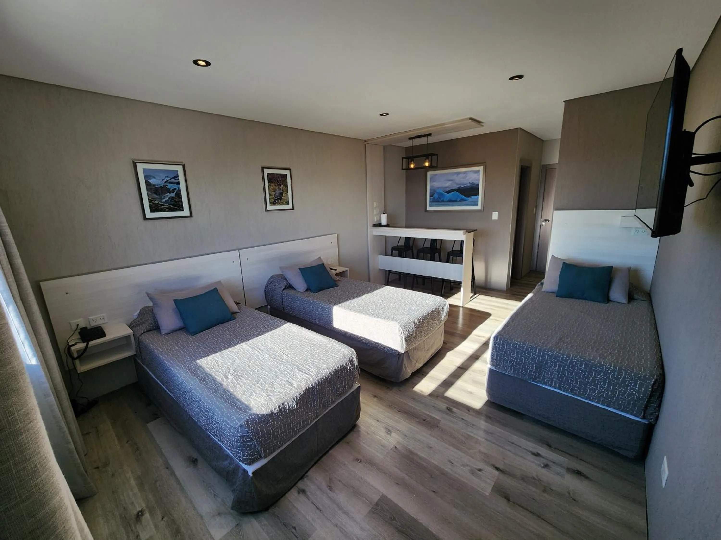 Bedroom, Bed in Tierra Tehuelche Hostería y Aparts