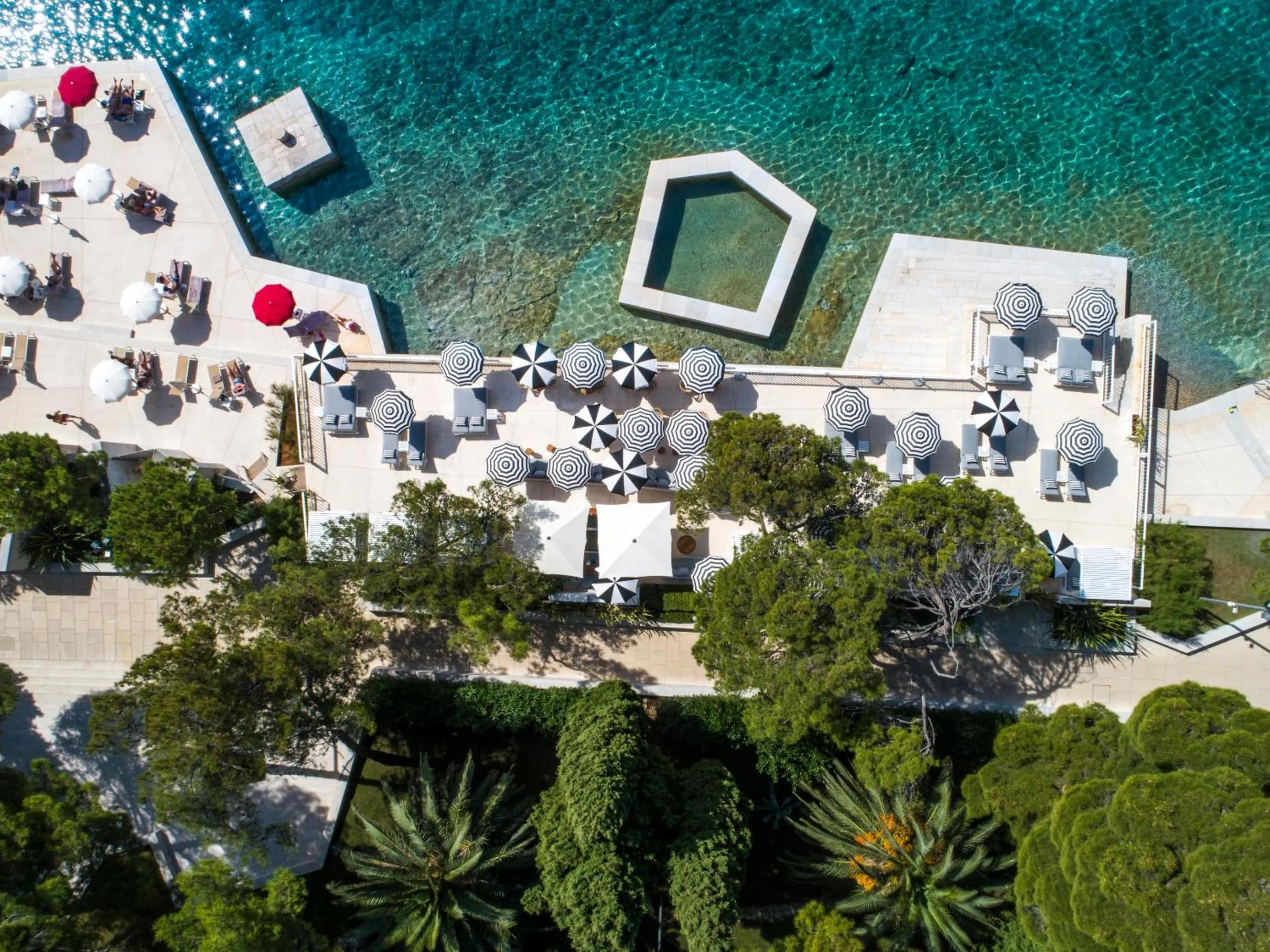 Beach in Hotel Bellevue