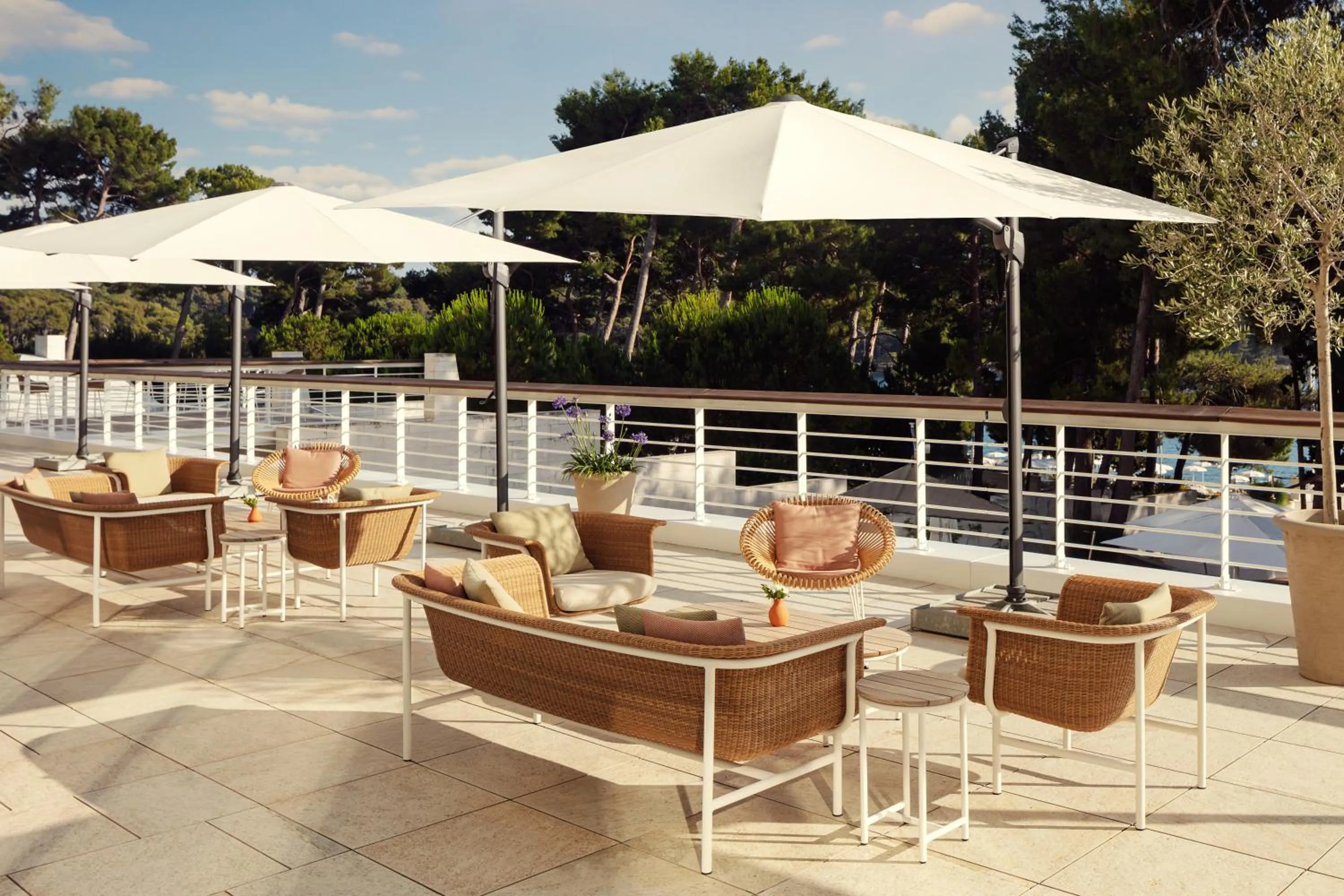 Balcony/Terrace in Hotel Bellevue