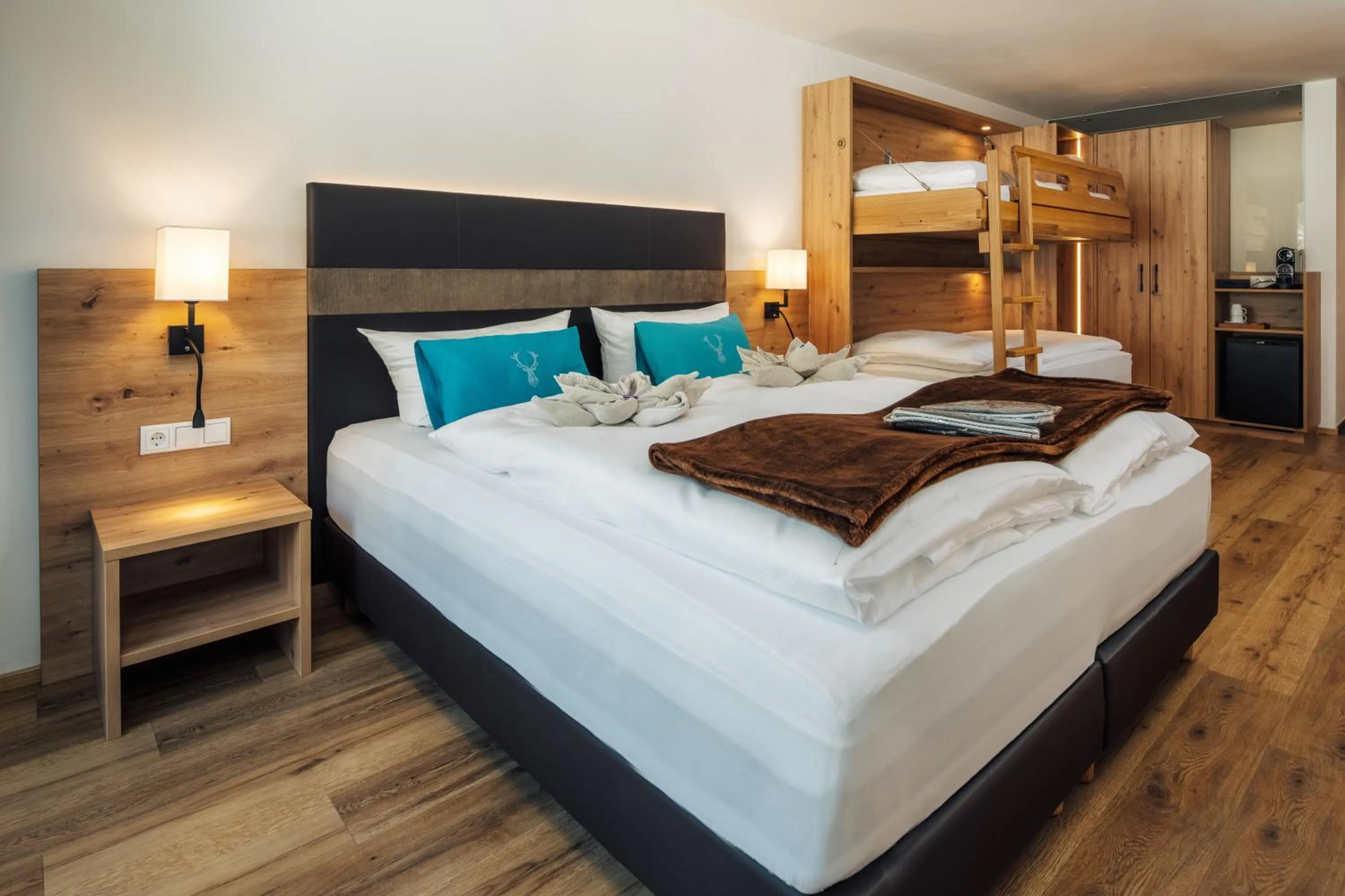 Bed in Bergresort Das Jochelius Ski-in & Ski-out