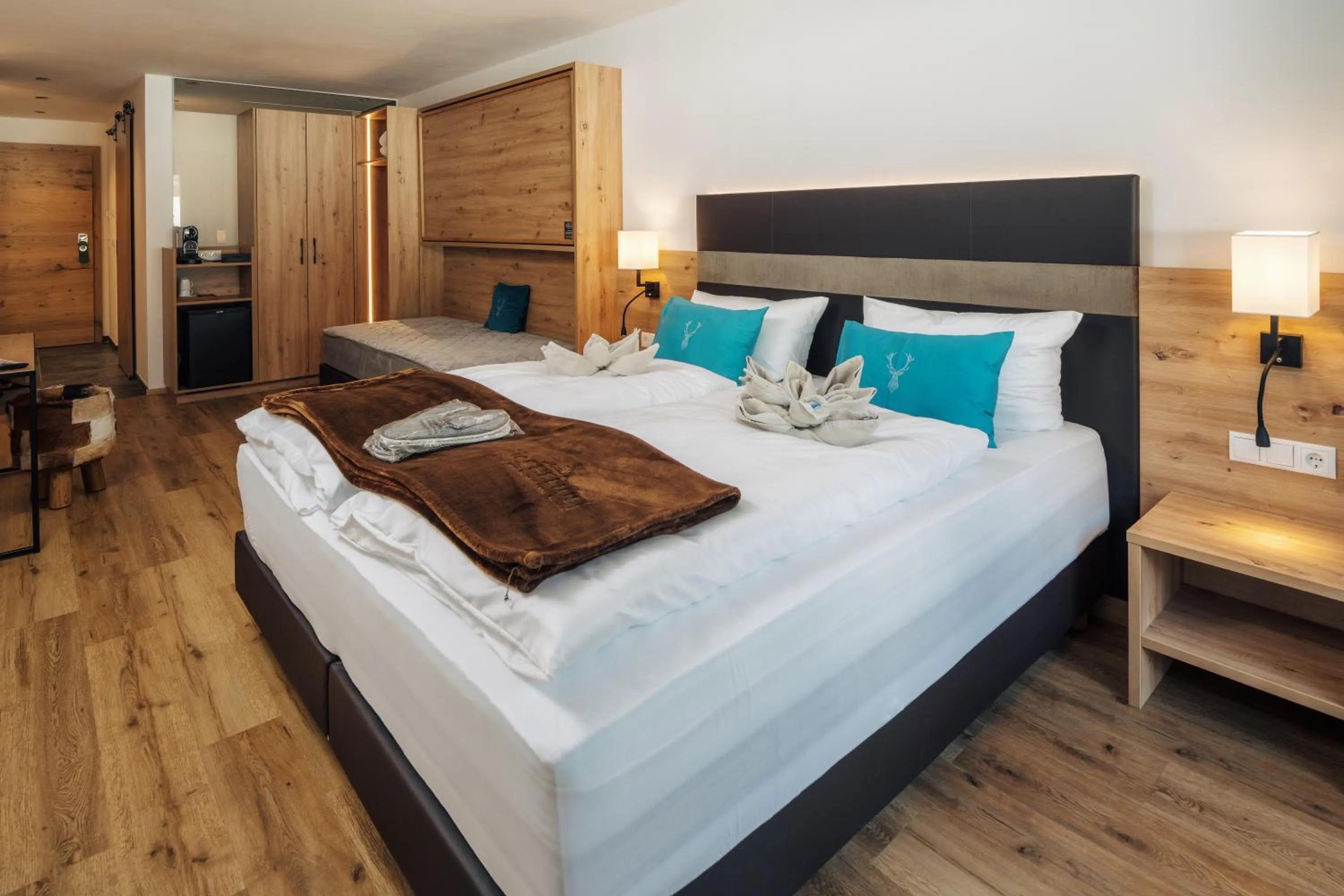 Bed in Bergresort Das Jochelius Ski-in & Ski-out