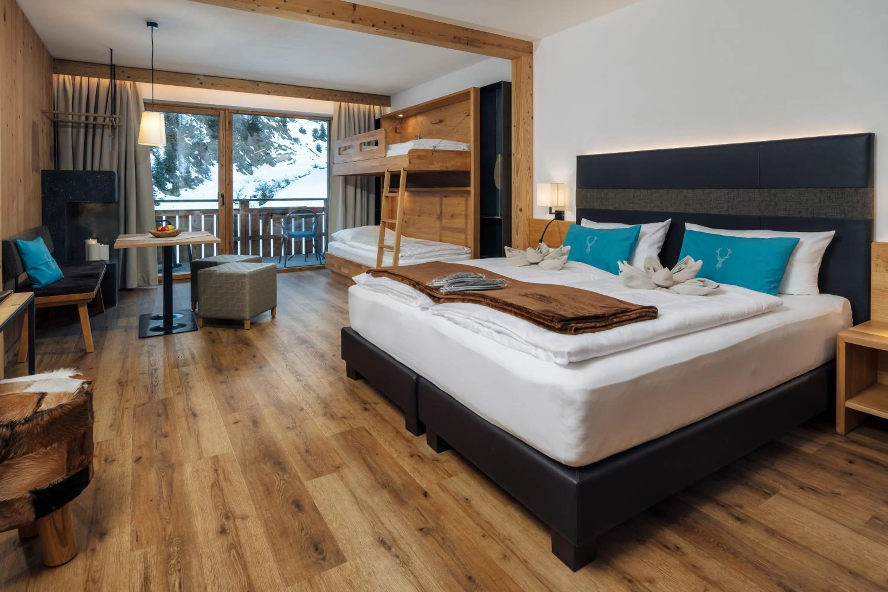Bed in Bergresort Das Jochelius Ski-in & Ski-out