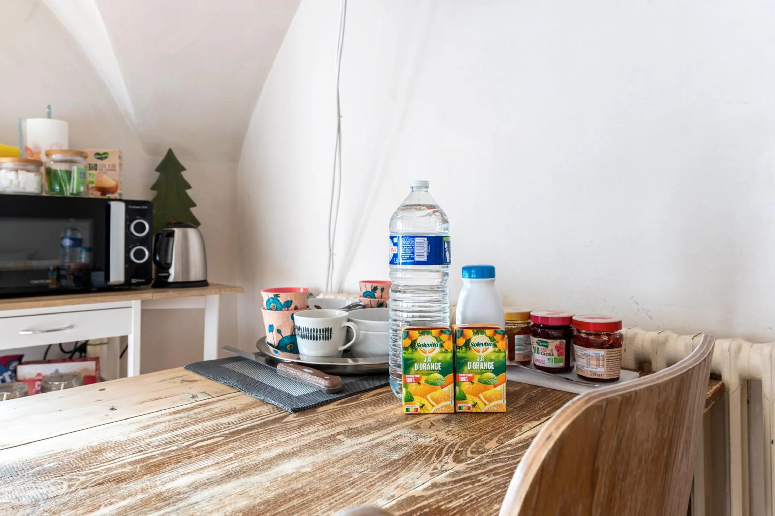 Dining area in Bed end breakfast du centre