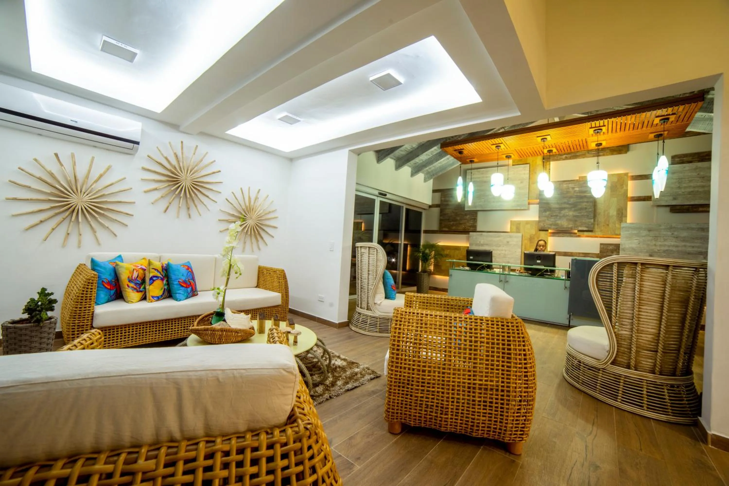 Lobby or reception, Bed in Solare SAI Ecohotel