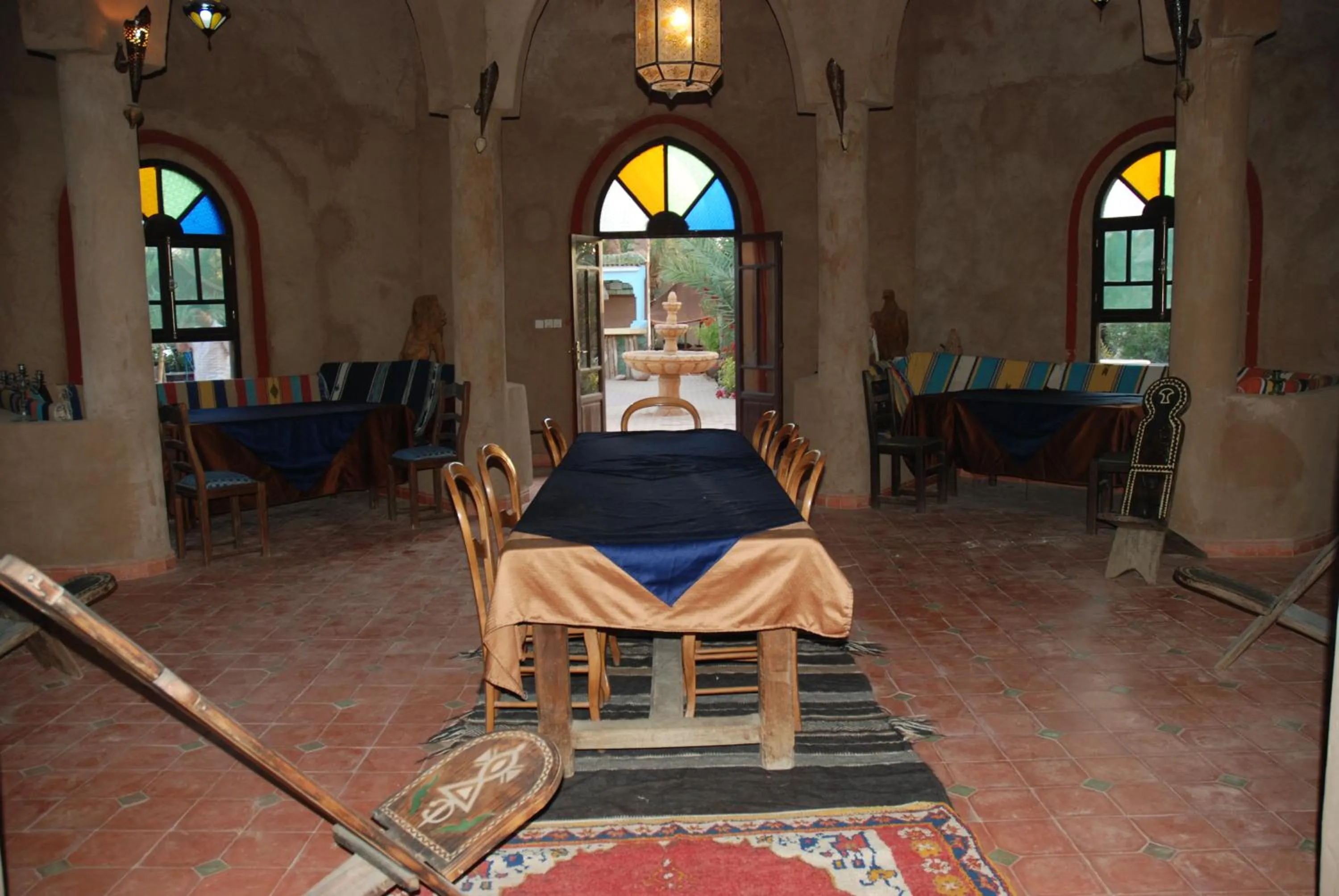 Communal lounge/ TV room in d'hôte Jnane-Dar Diafa