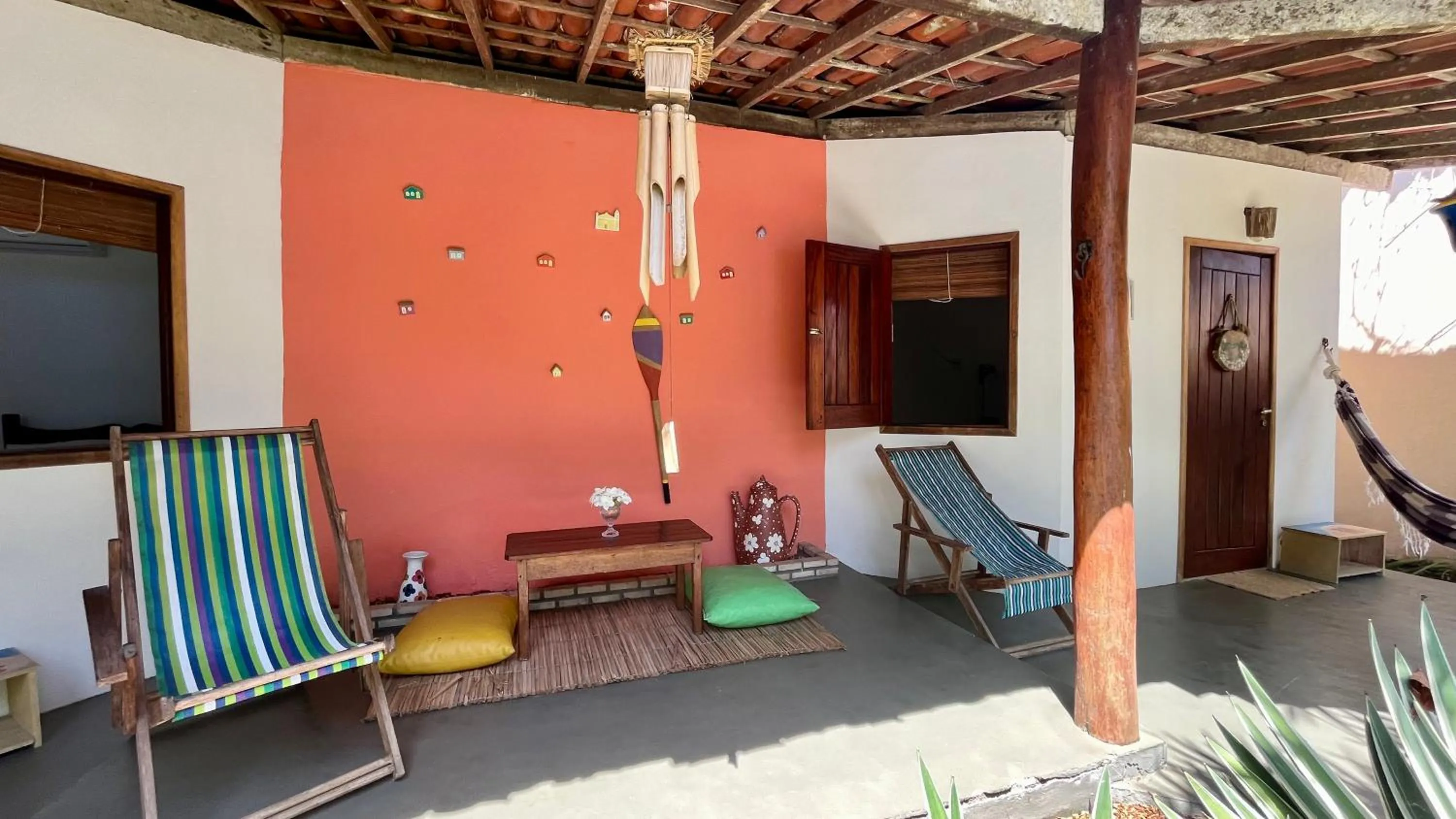 Patio in Pousada Estrela do Mar