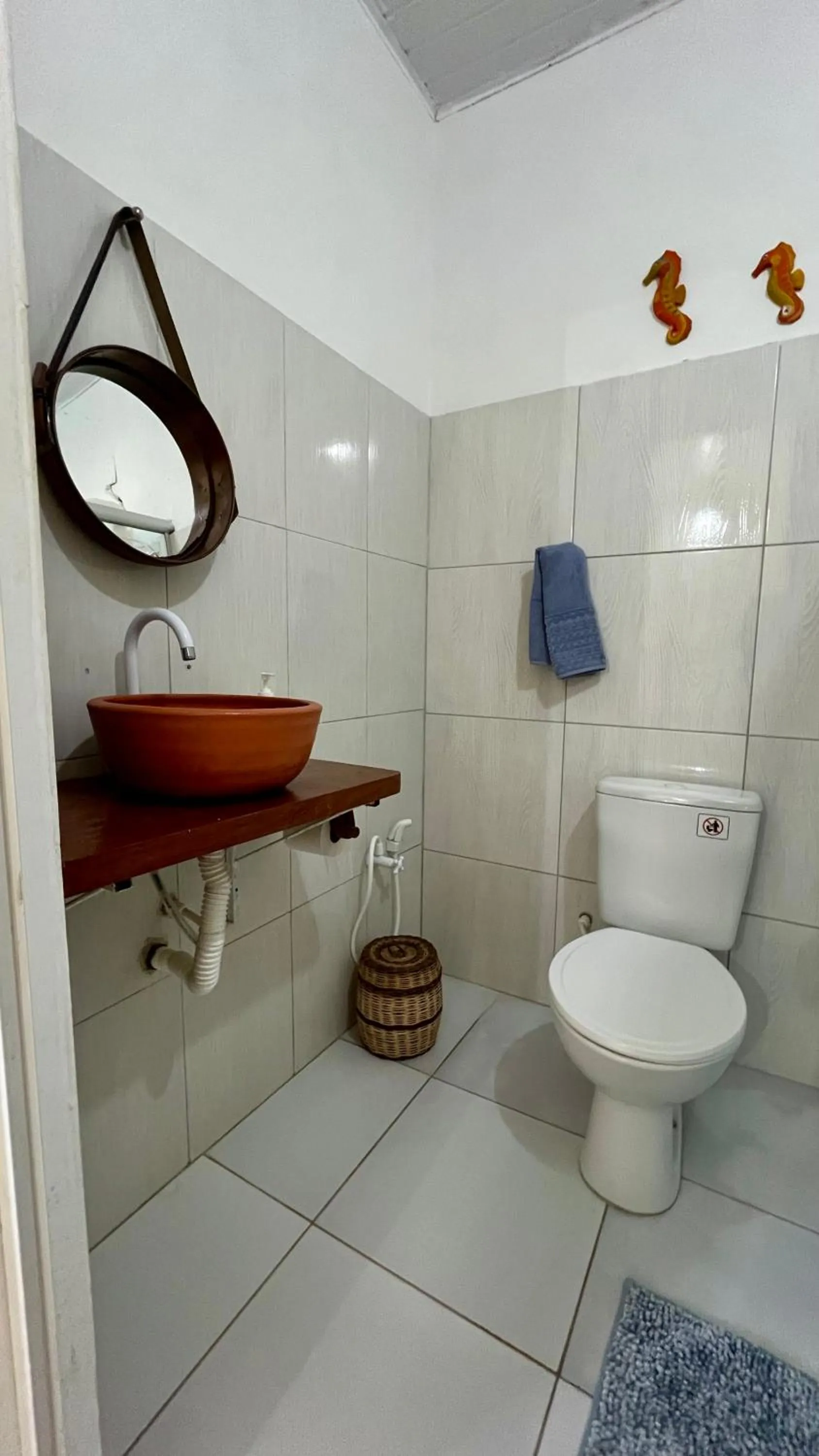 Shower in Pousada Estrela do Mar