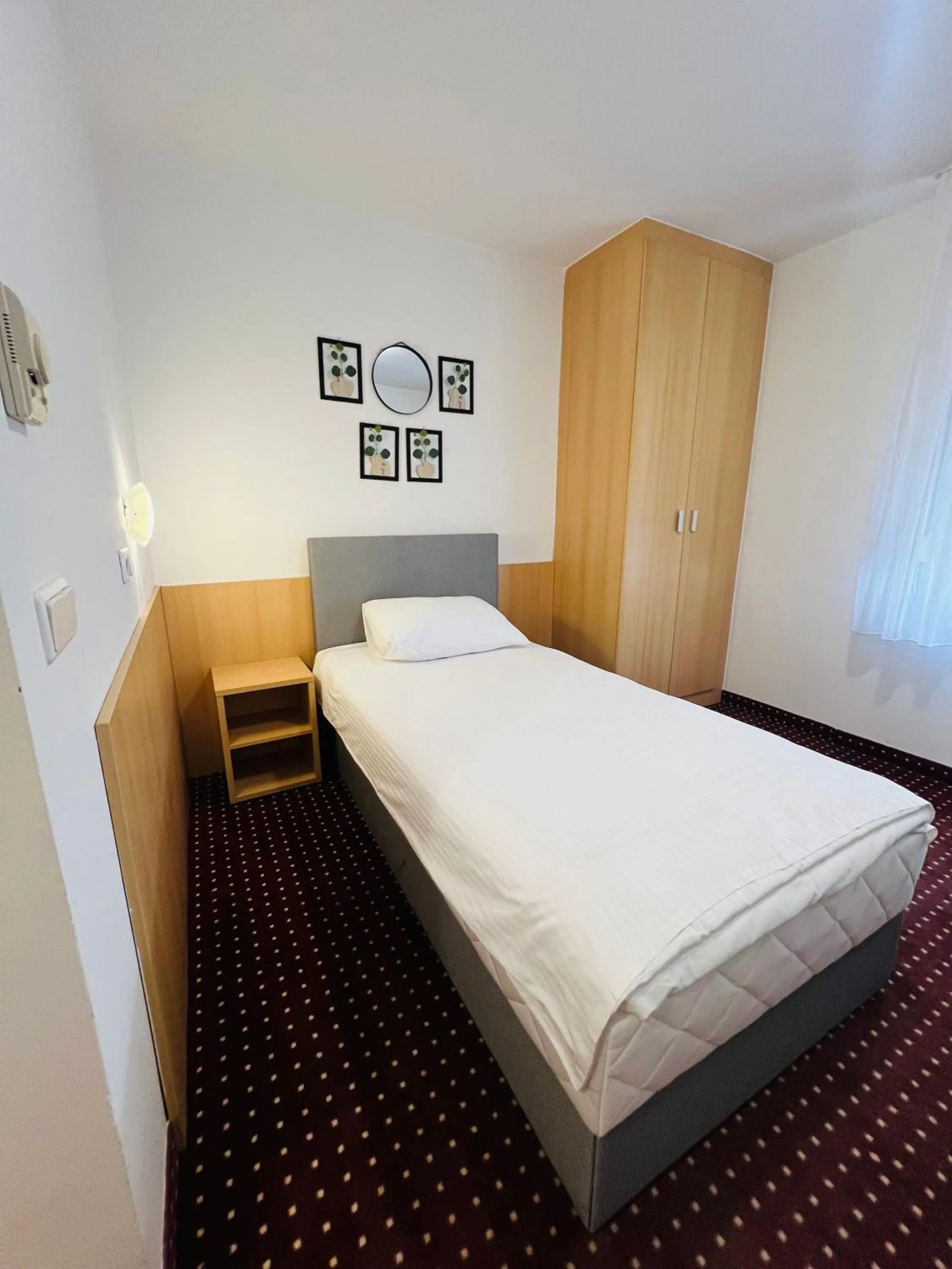 Bed in Hotel Panonija