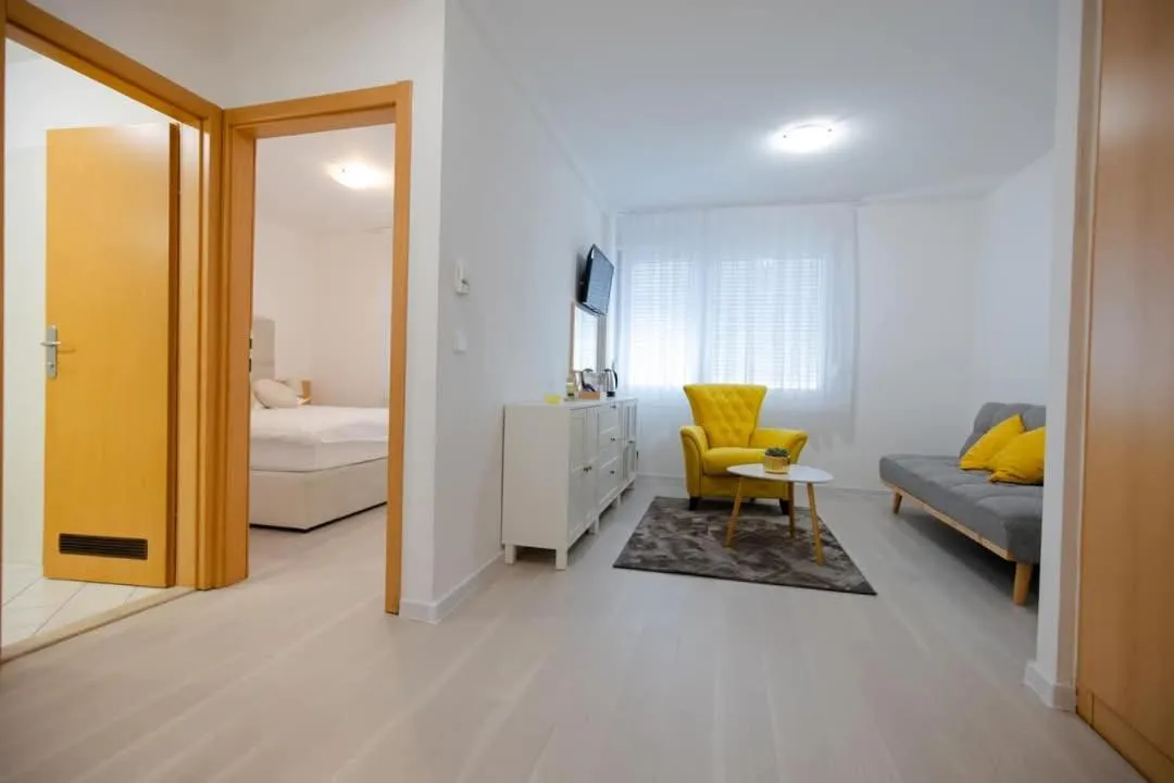 Bed in Hotel Panonija