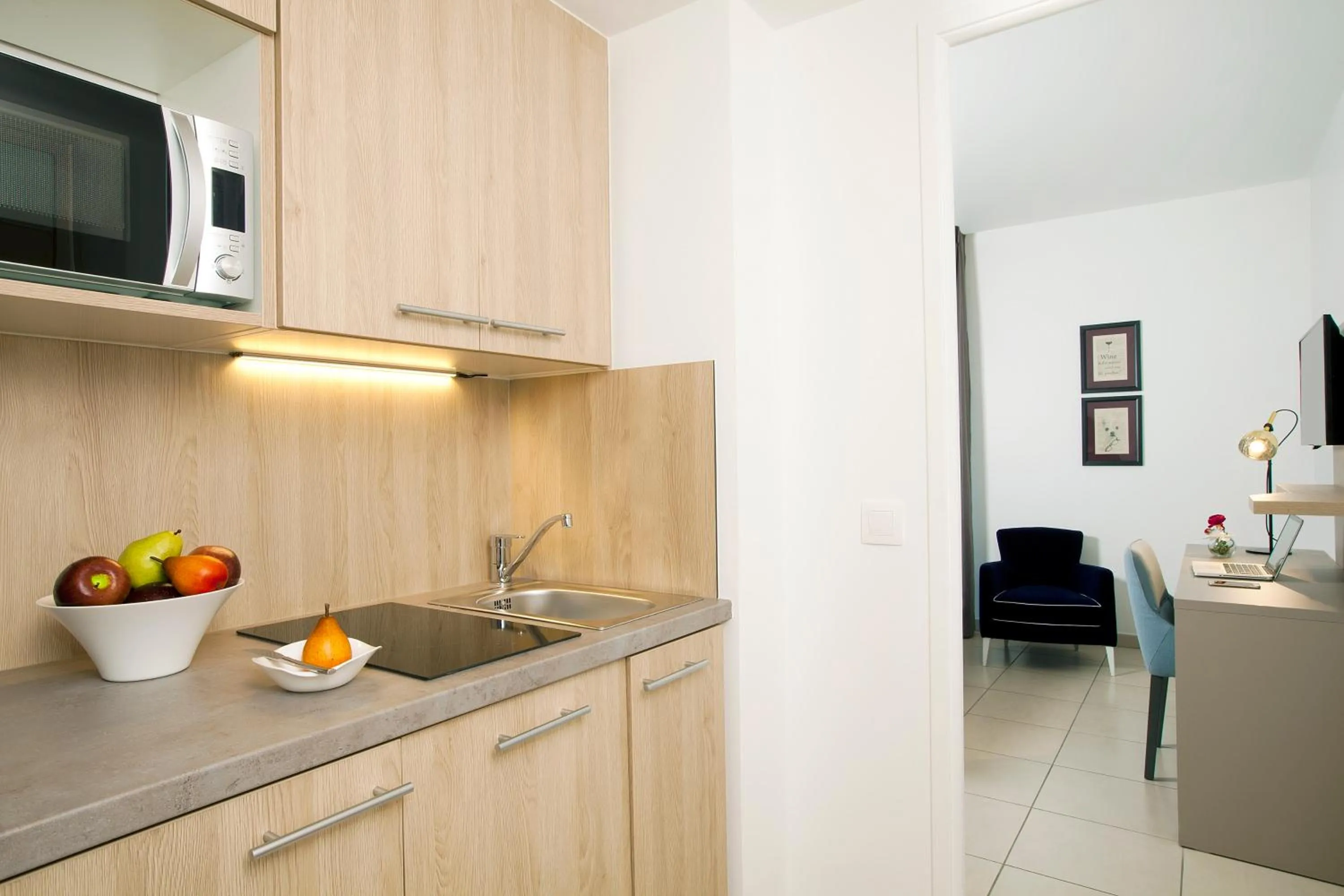 Kitchen or kitchenette in Residhome Bordeaux