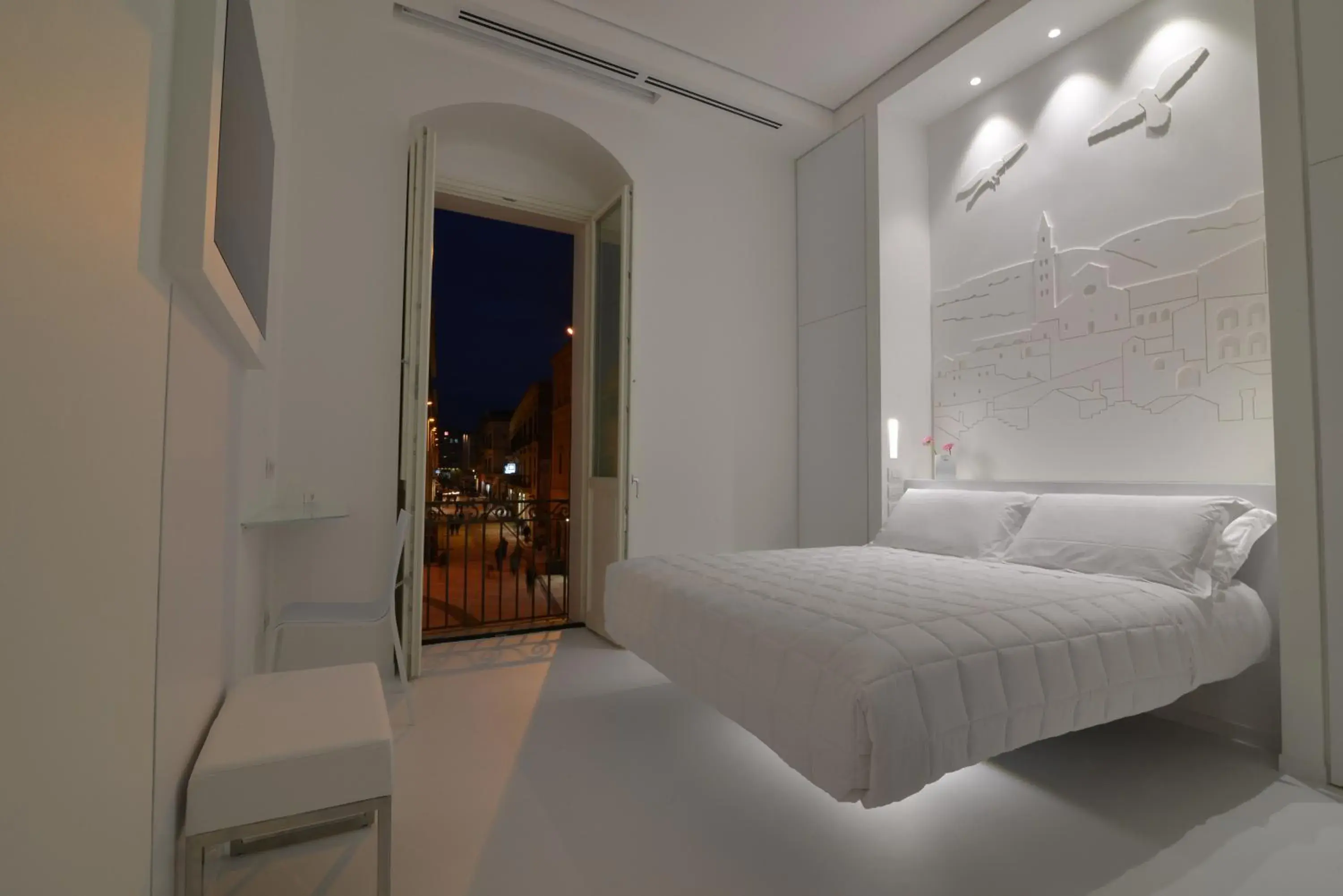 Double Room with Balcony - single occupancy in Vittorio Veneto Matera Luxury Rooms Double Room with Balcony - single occupancy in Vittorio Veneto Matera Luxury Rooms