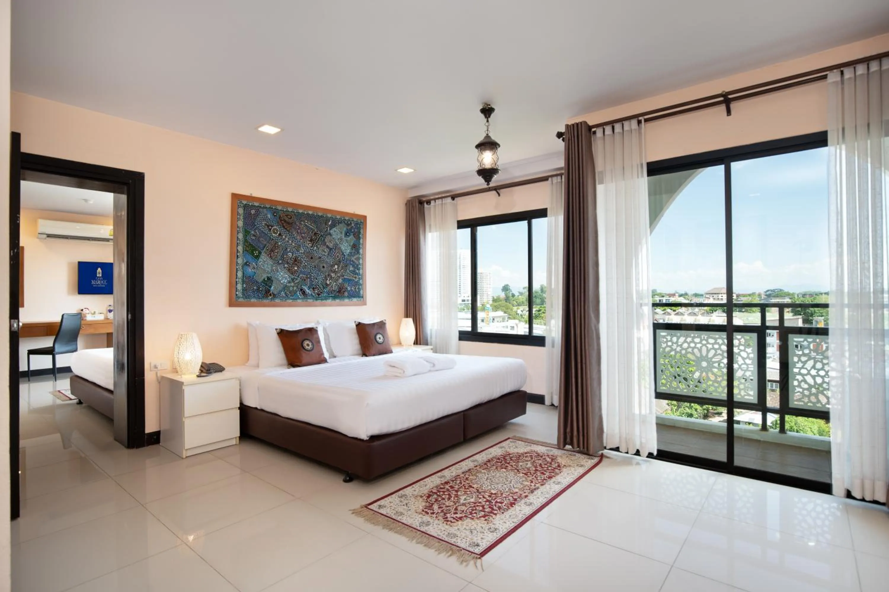 Bed in Casa Marocc Hotel