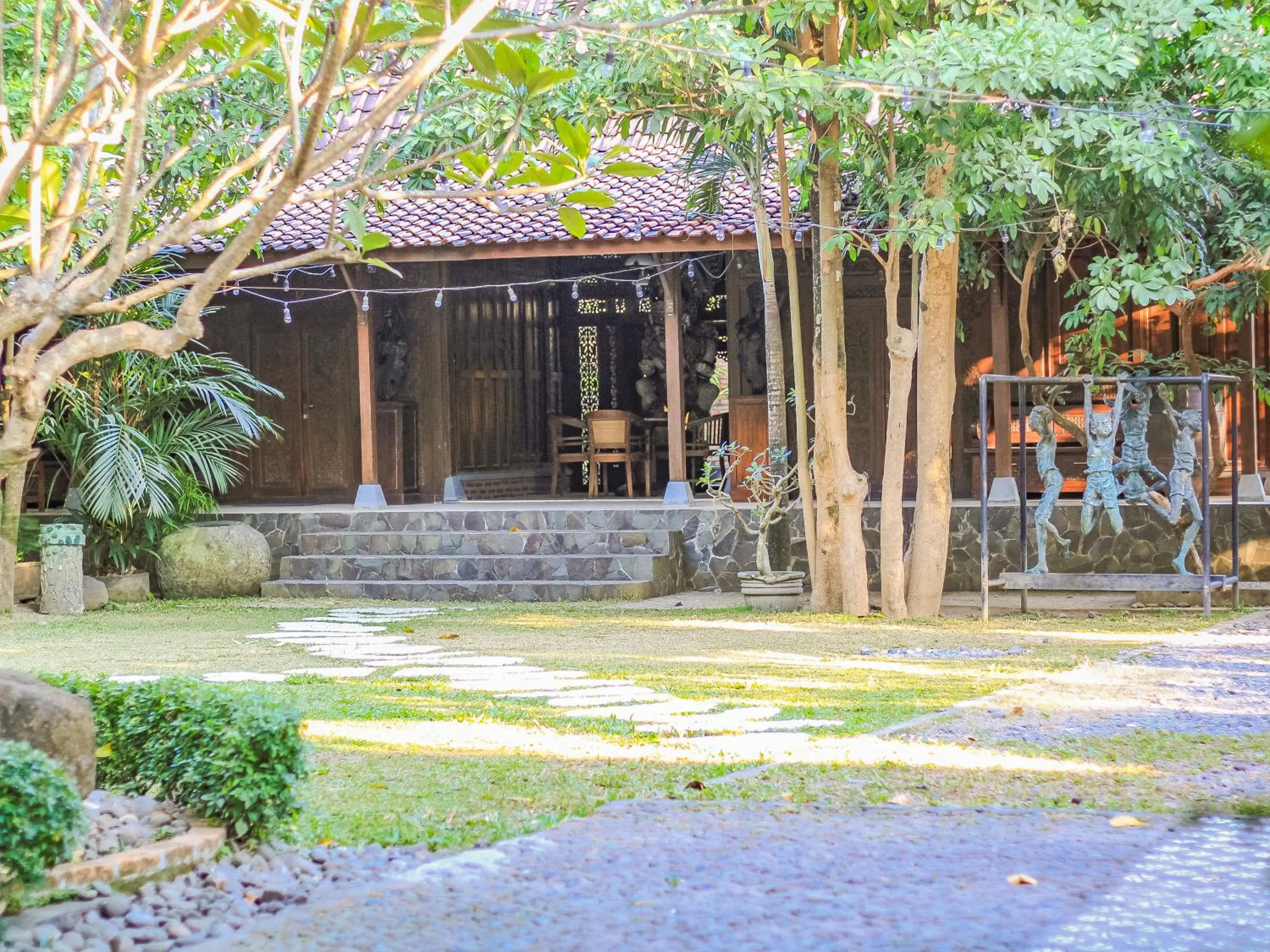 Property building in Pendhapa Art Space - PAS Limasan Homestay