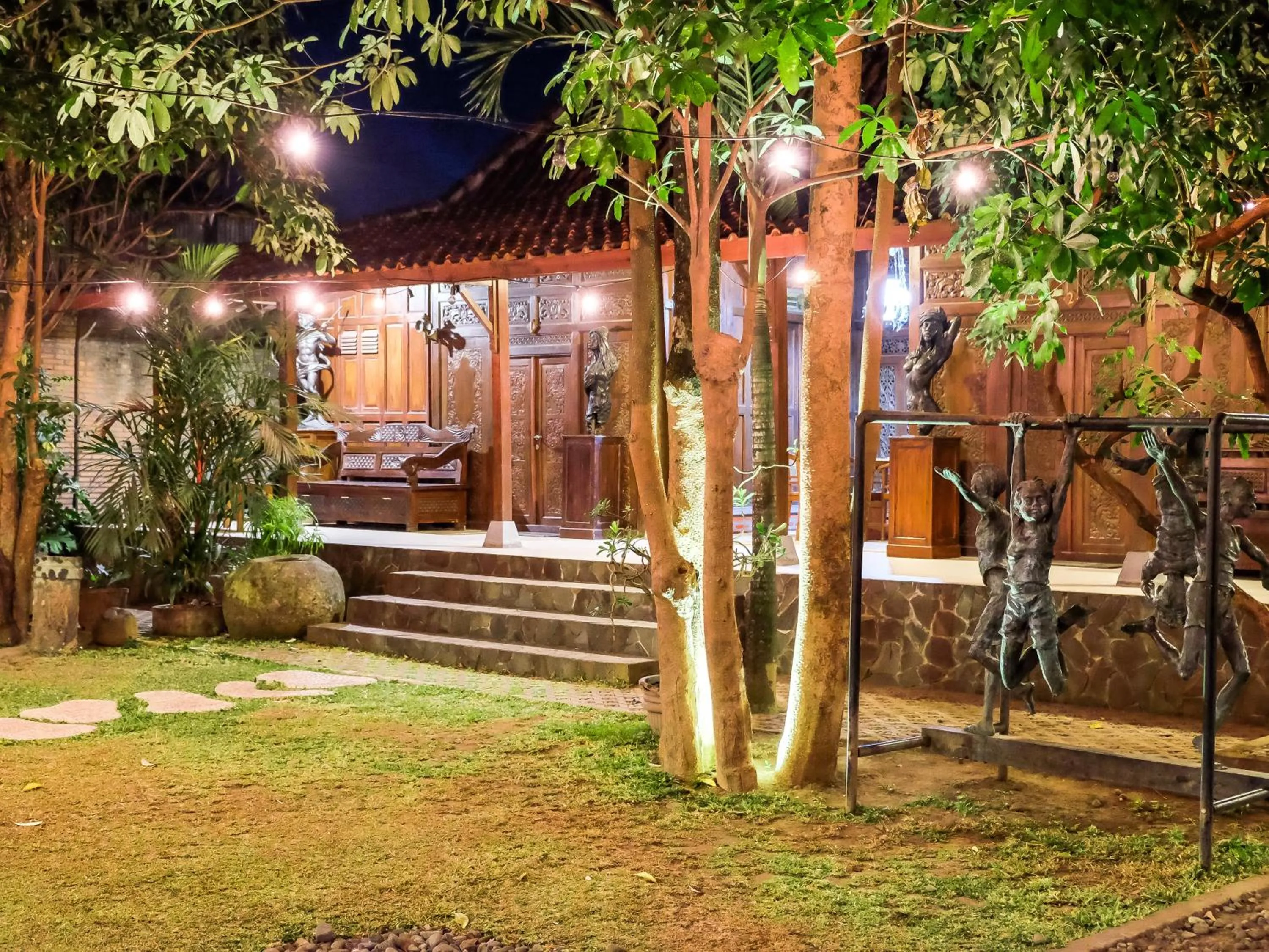 Property building in Pendhapa Art Space - PAS Limasan Homestay