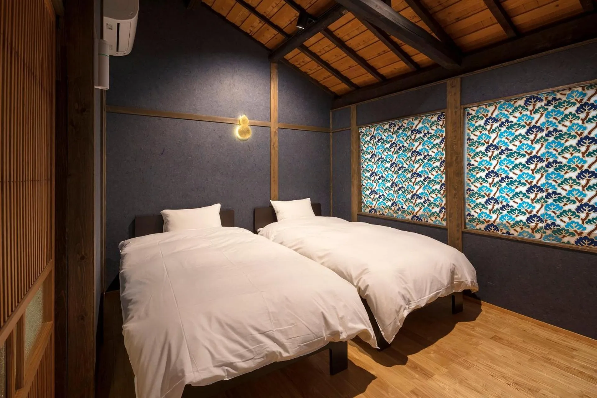 Bedroom, Bed in Yoshimigura Machiya House