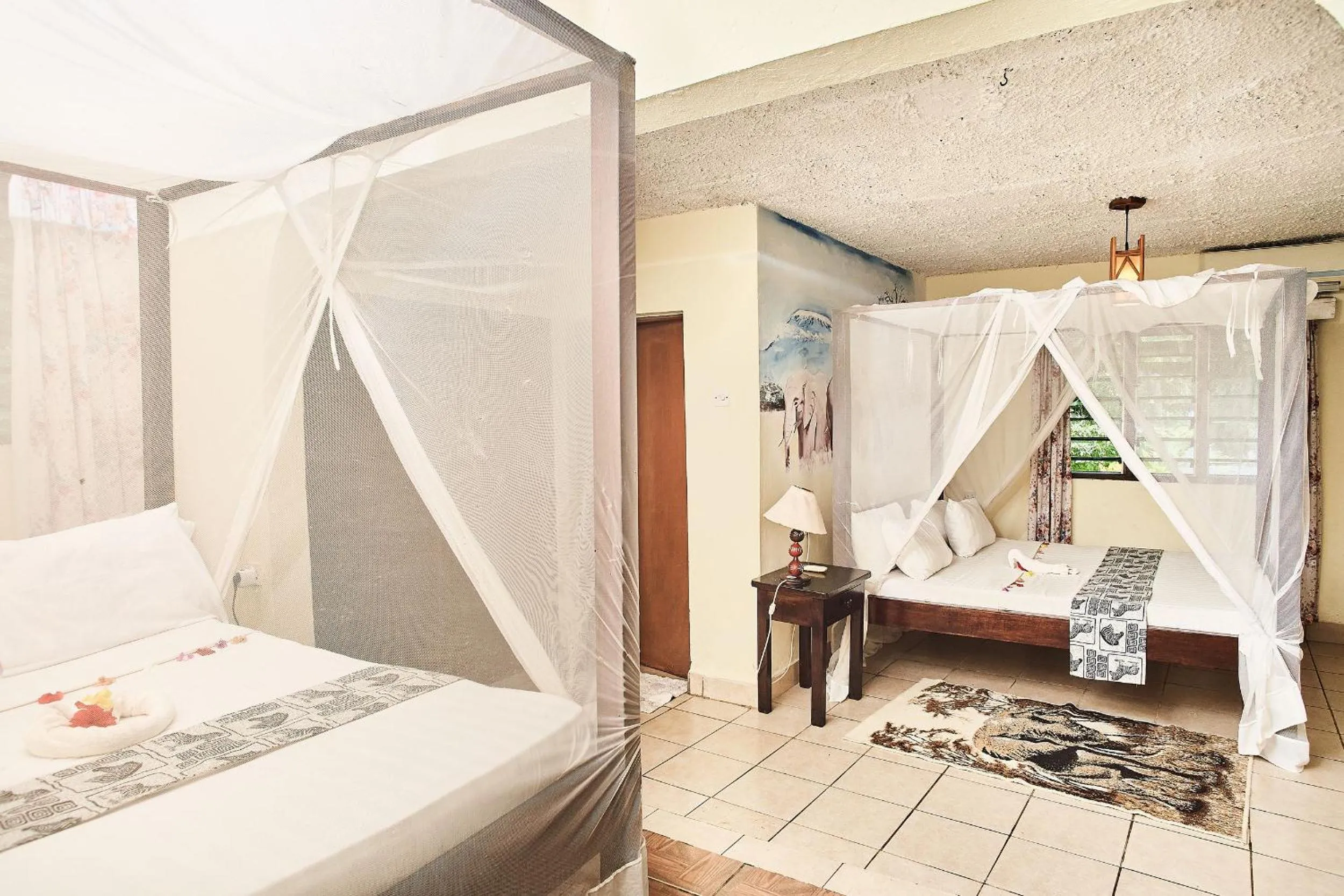 Bed in Coral Beach Resort