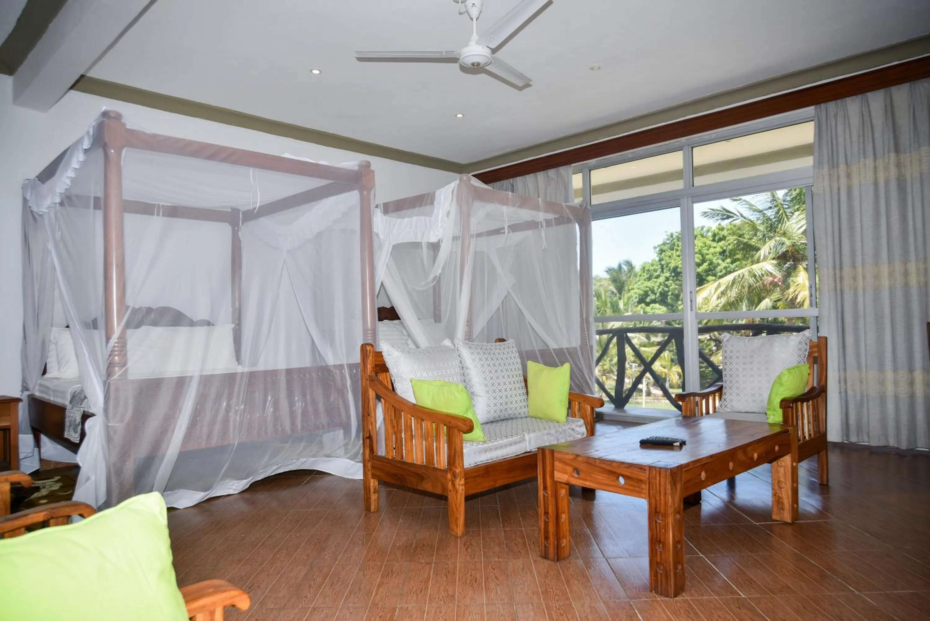 Bed in Coral Beach Resort