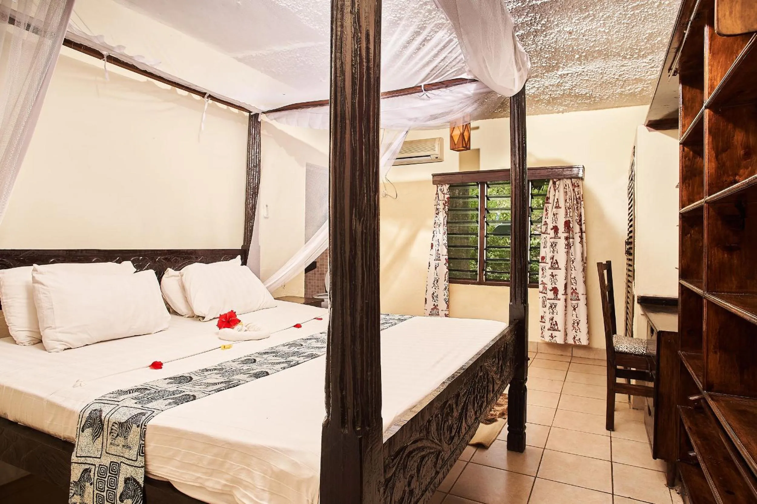 Bed in Coral Beach Resort