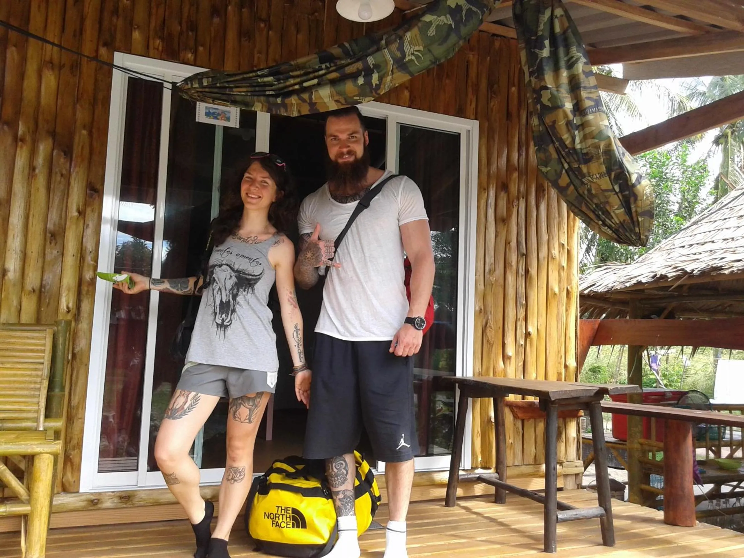 group of guests in New Andaman Bay Bungalow