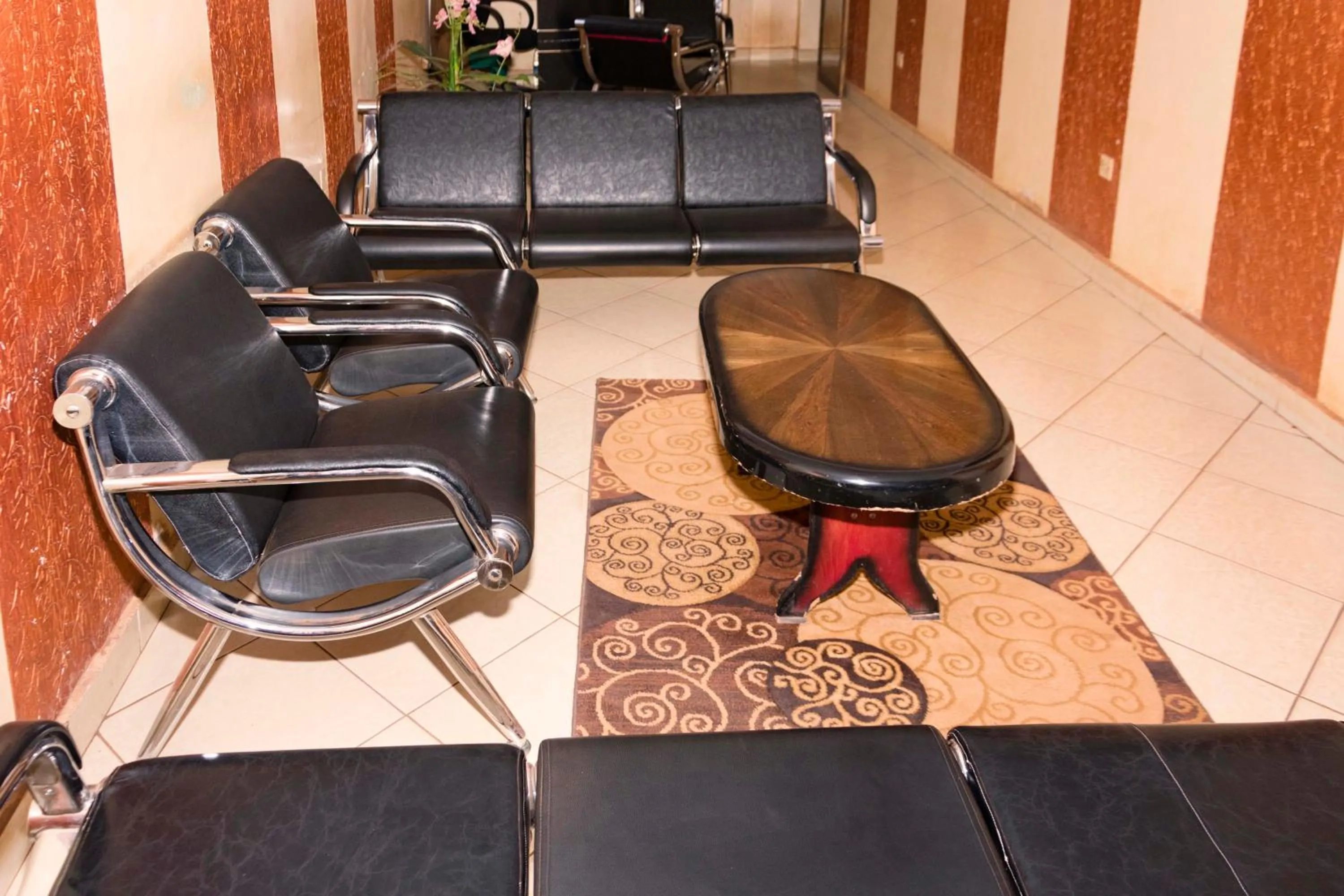 Seating area in Hotel Millenium Kampala Zaana