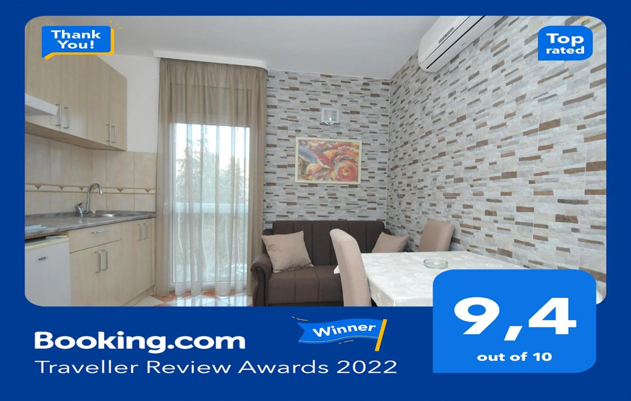 Logo/Certificate/Sign in D&D Apartments 3