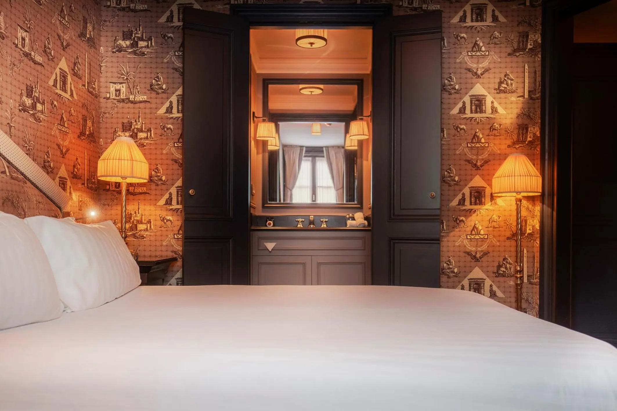 Bed in Maison Athénée