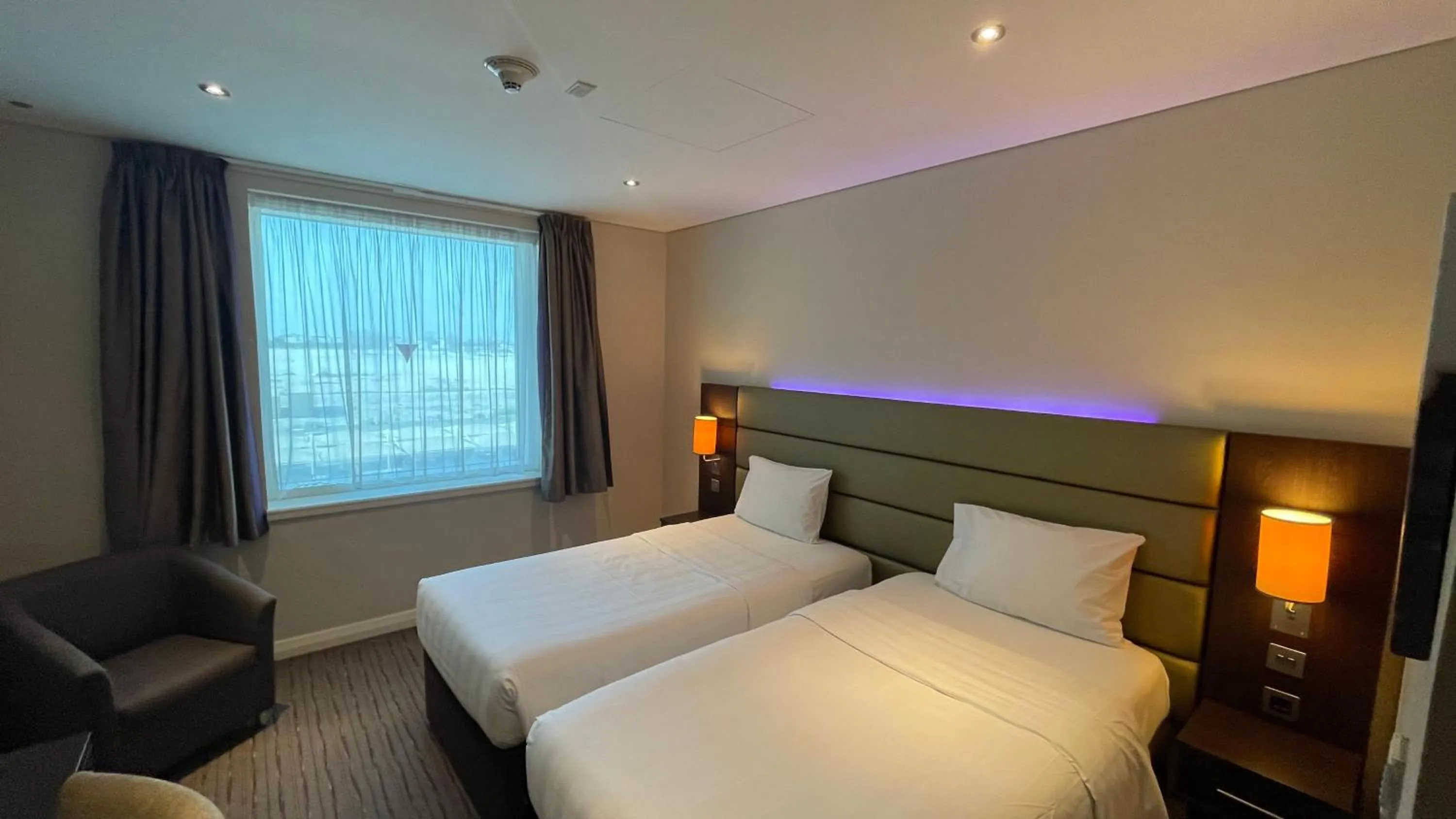 Bed in Premier Inn Doha Education City