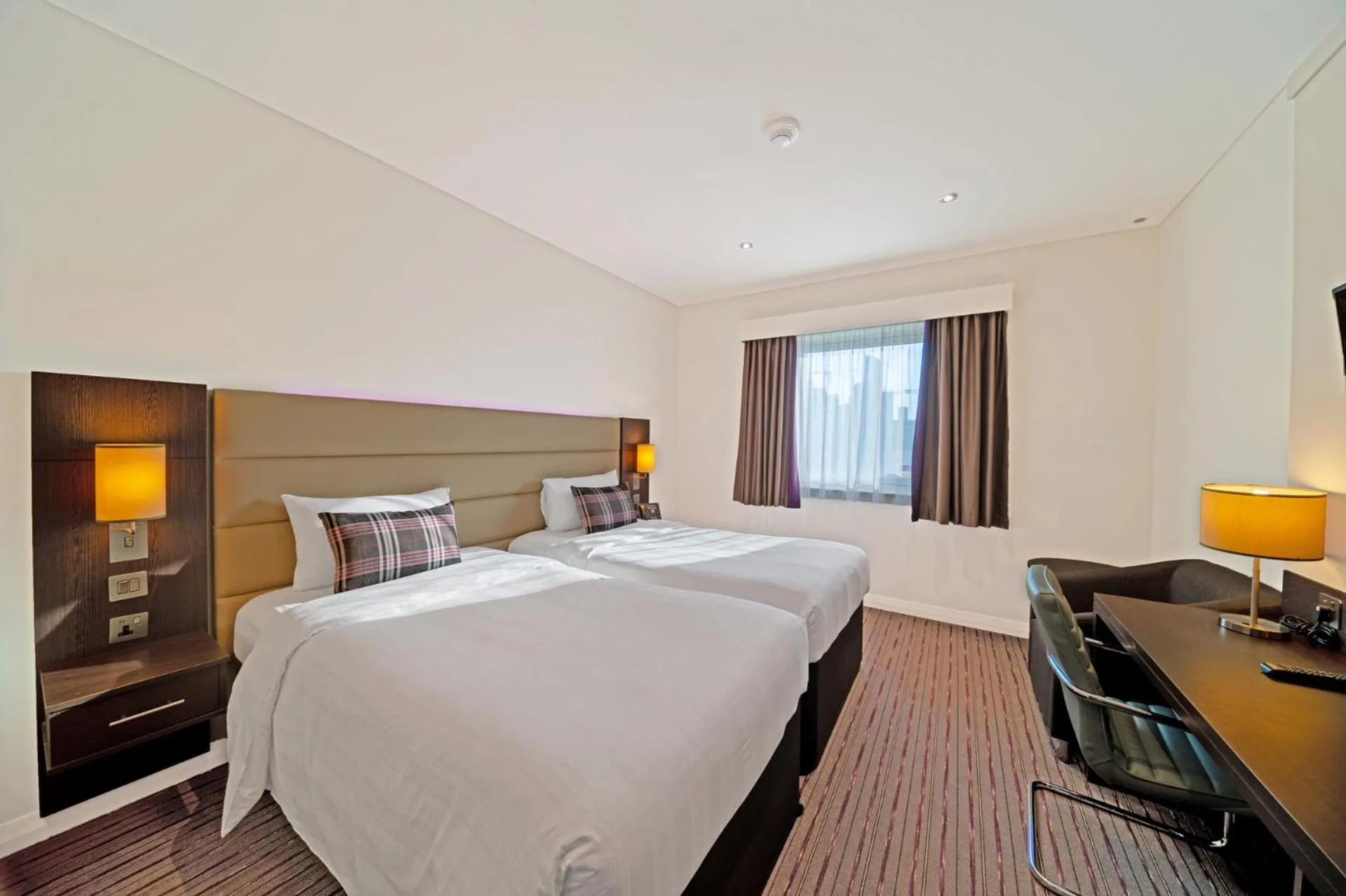 Bed in Premier Inn Doha Education City