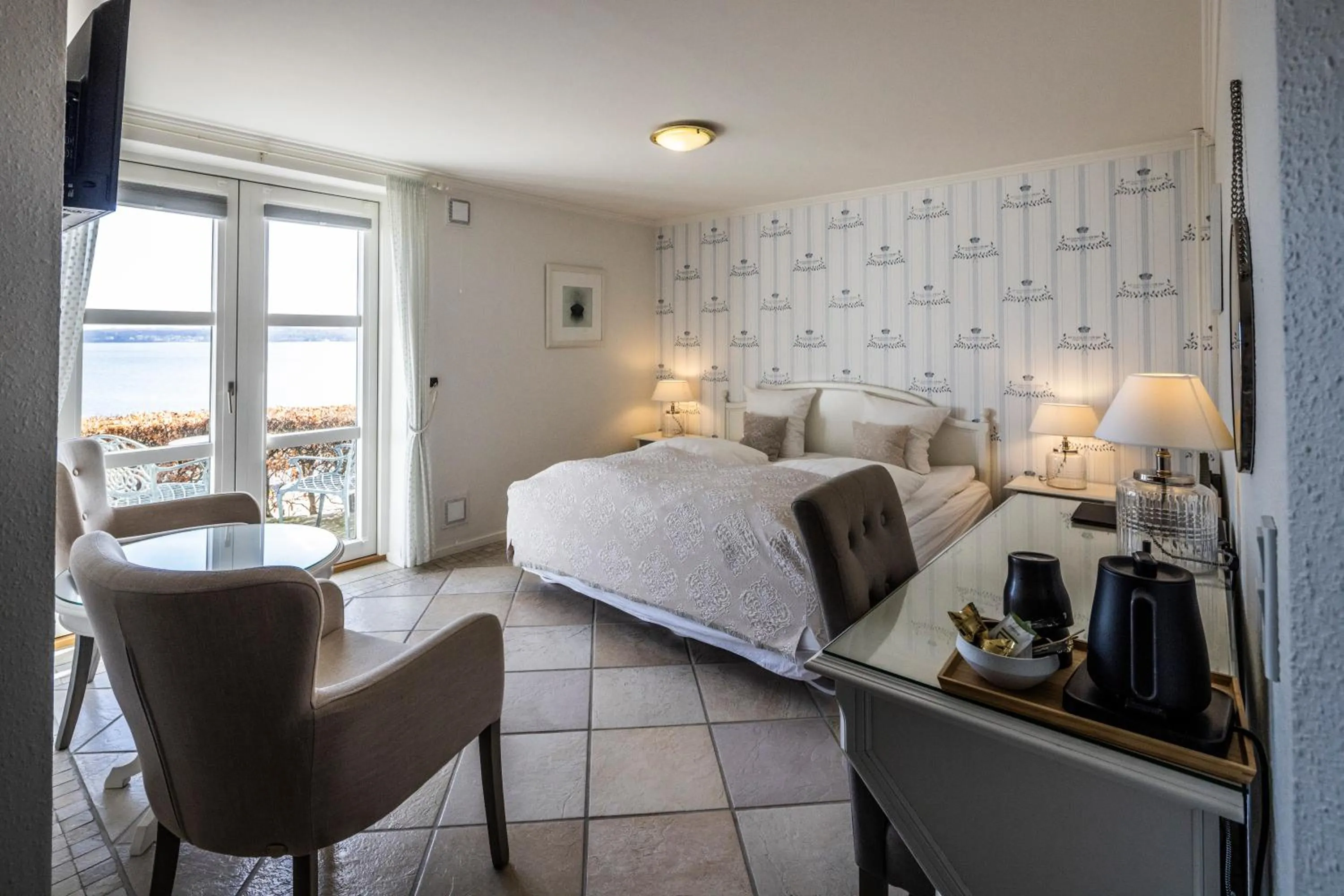 Bed in Fakkelgaarden Hotel & Restaurant