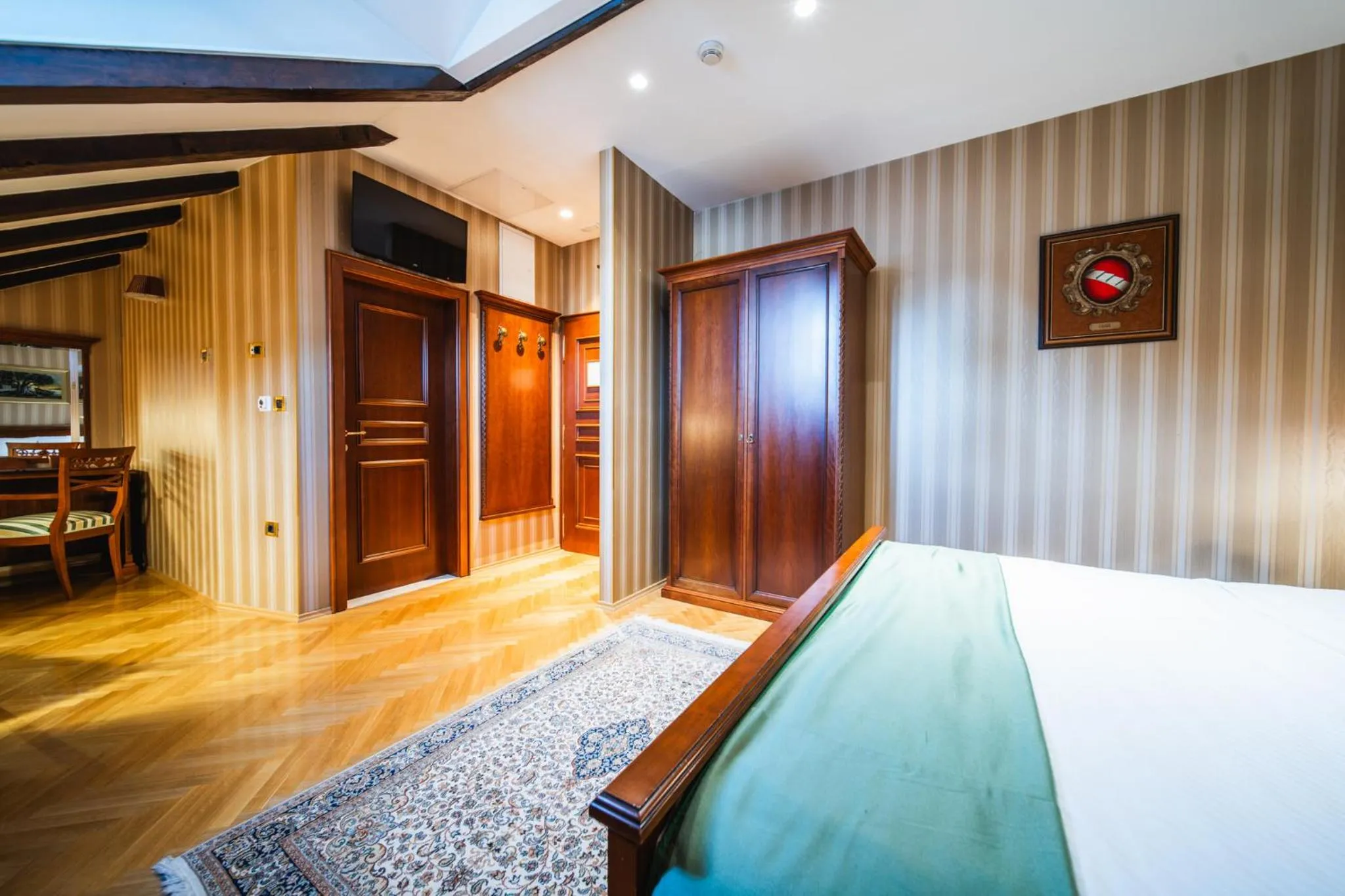 Photo of the whole room, Bed in Boutique Hotel Kazbek