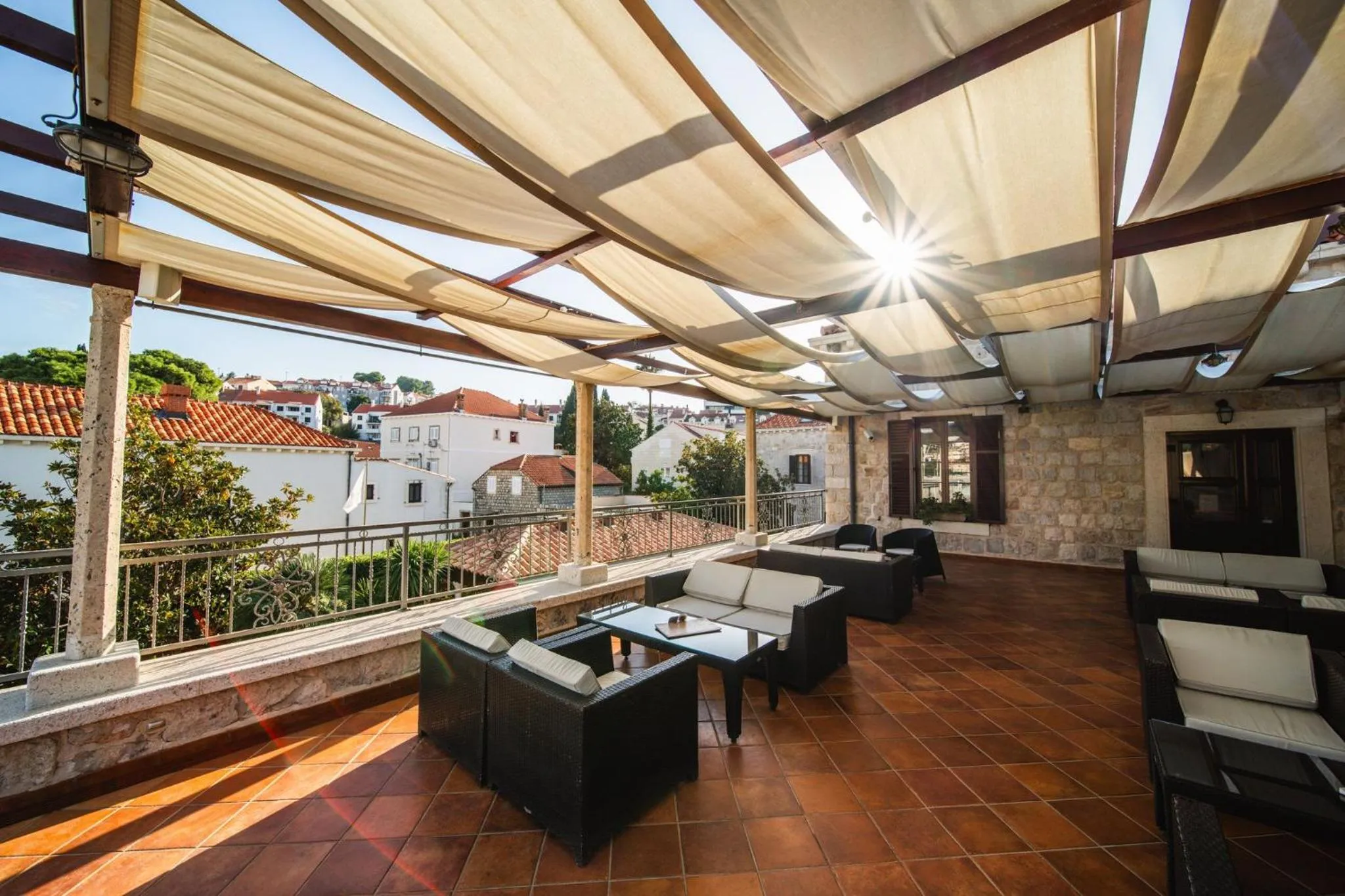 Balcony/Terrace in Boutique Hotel Kazbek