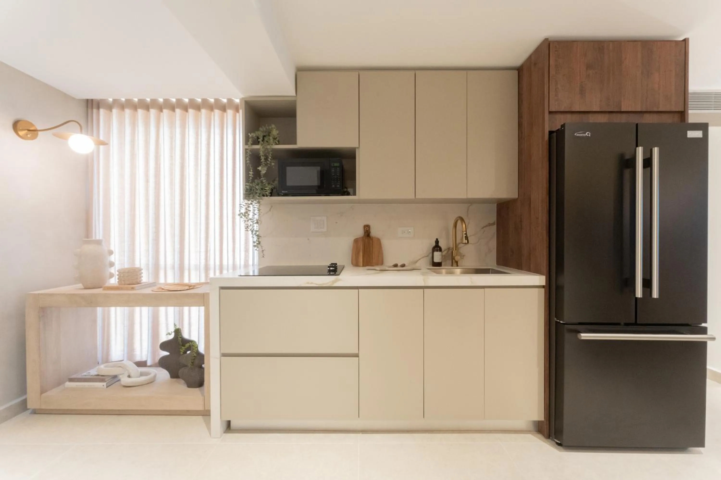 kitchen in OCEAN VIEW DELUXE SUITE: PVT. BEACH & POOL